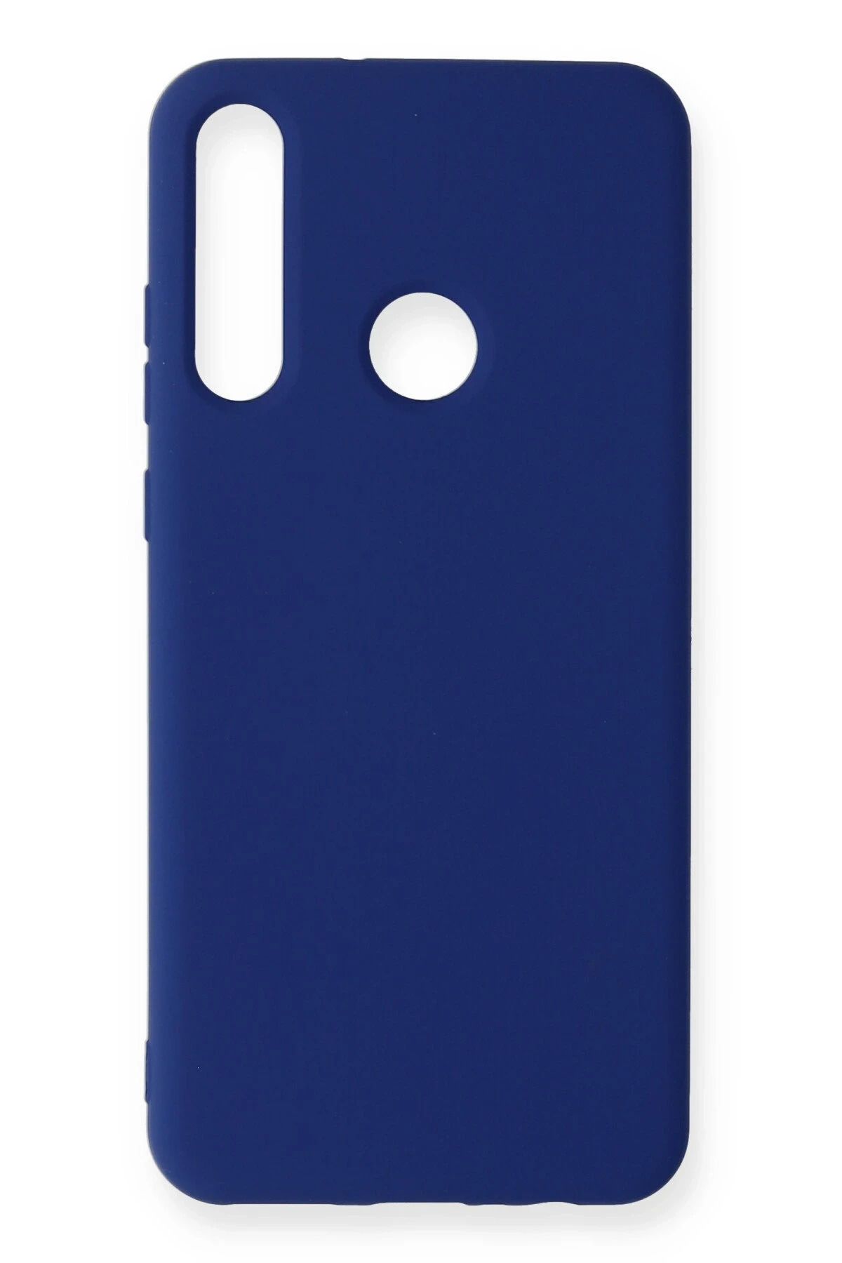NewFace Huawei Y6P Kılıf Nano içi Kadife Silikon - Lacivert HNZRN
