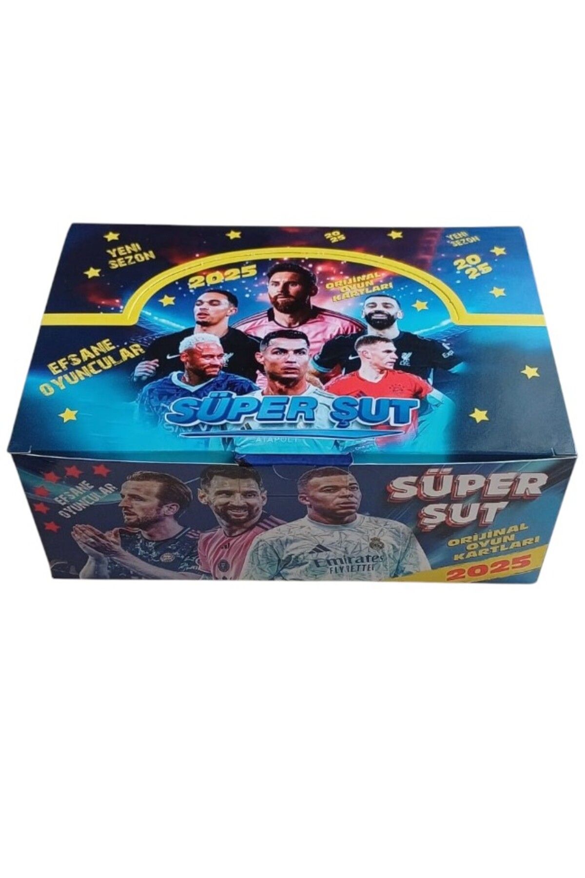 Toys Süper Şut 2025 Yeni Sezon Efsane Oyuncular Oyun Kartları (48 Mini Kutu Toplam 384 Adet Kart)