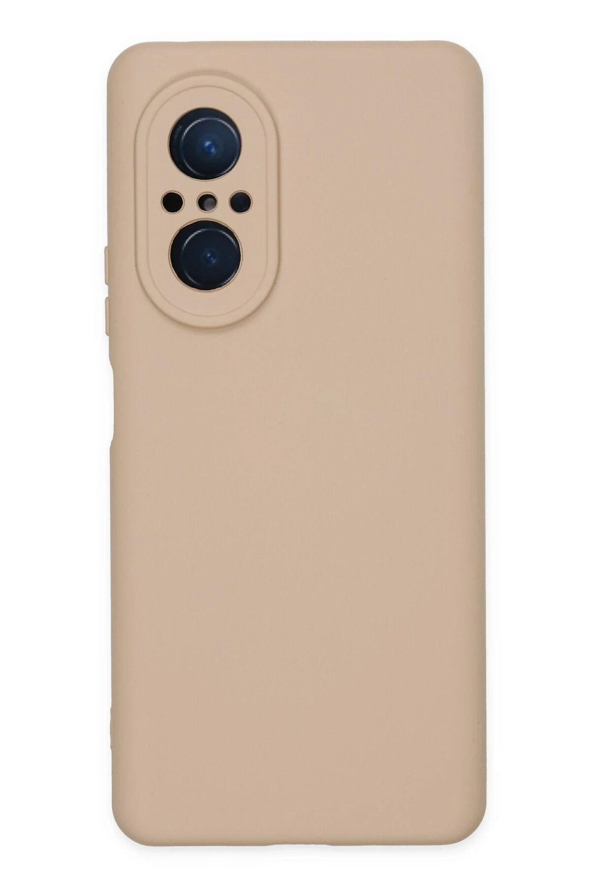 NewFace Huawei Nova 9 SE Kılıf Nano içi Kadife Silikon - Pudra FERRG