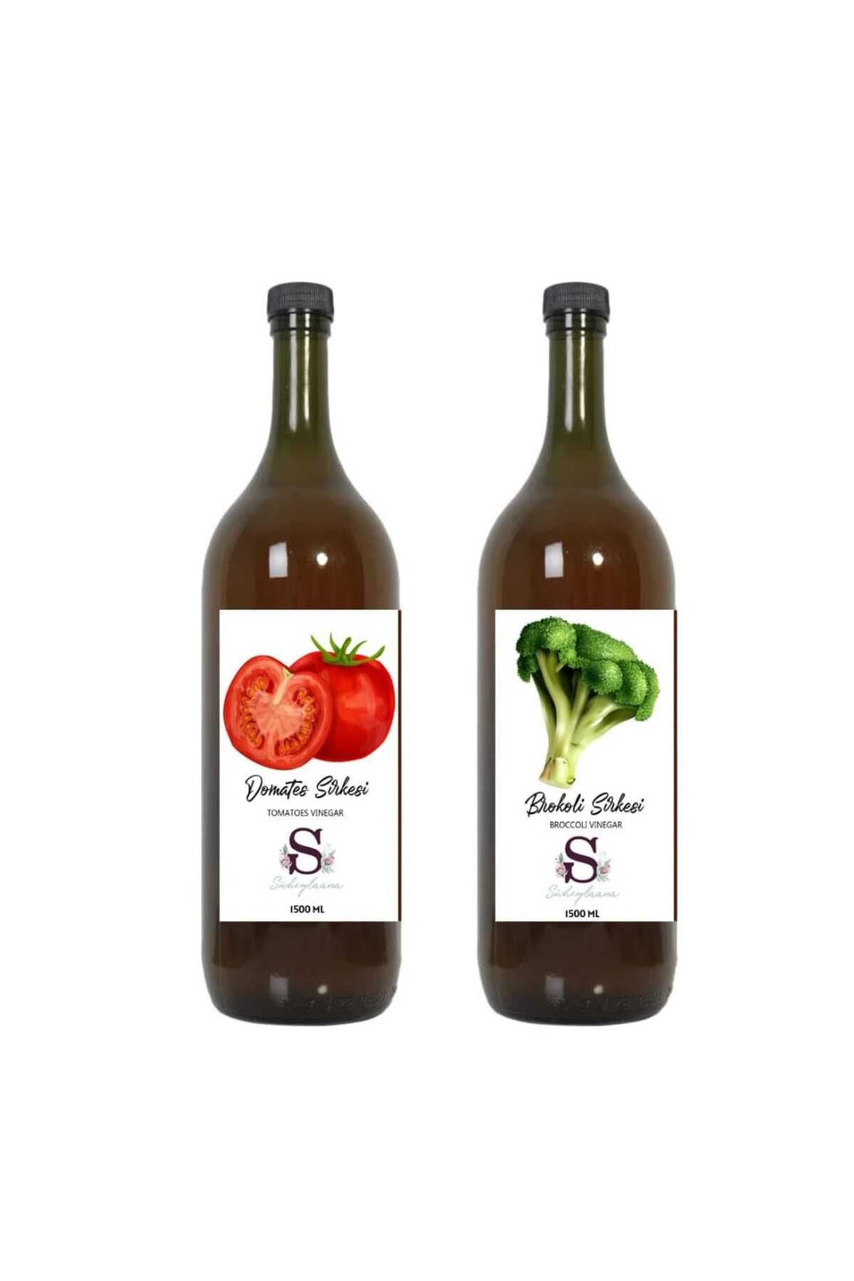 Süheylaana Doğal Domates Sirkesi 1500 Ml - Doğal Brokoli Sirkesi 1500 Ml