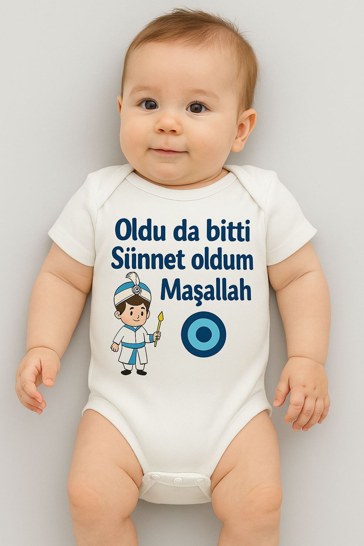 Outdoor One Organik %100 Pamuk Bebek Body Badi Zıbın ZBN487