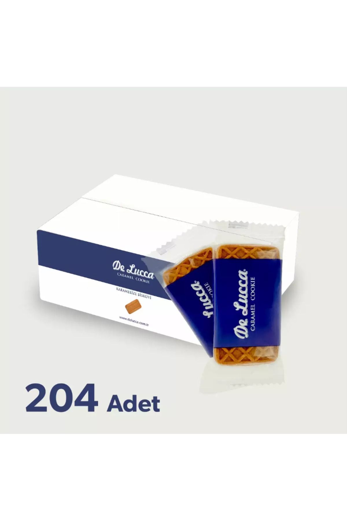 DeLucca Karamelize Bisküvi 5,5 gr x 204 Adet