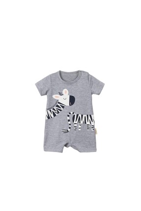 Necix's Zebra Figürlü Erkek Bebek Tulum