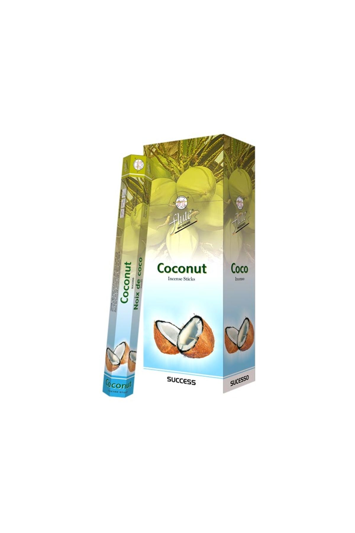 Flute ÇUBUK TÜTSÜ HİNDİSTAN CEVİZİ HEXA (COCONUT) 6*20=120 ÇUBUK