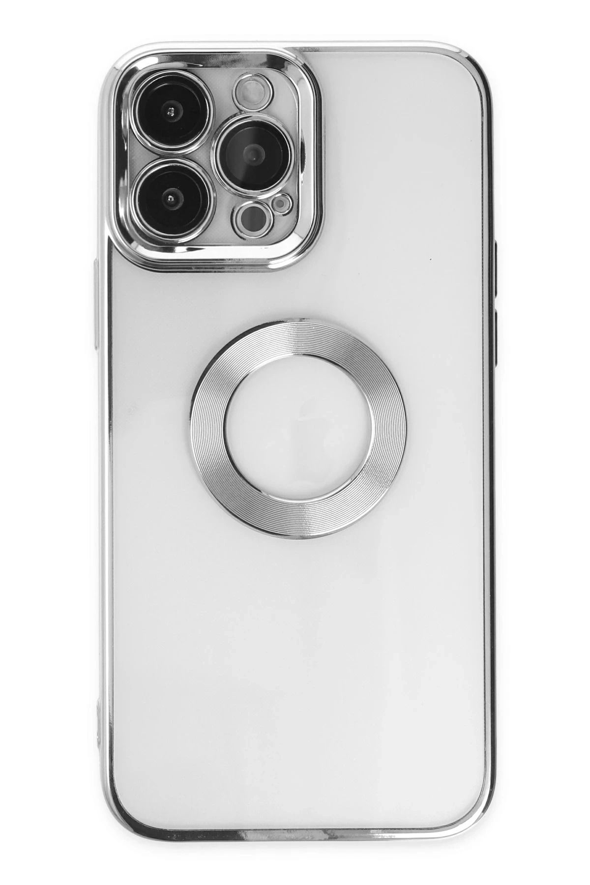 NewFace iPhone 14 Pro Kılıf Slot Silikon - Gümüş FERRG