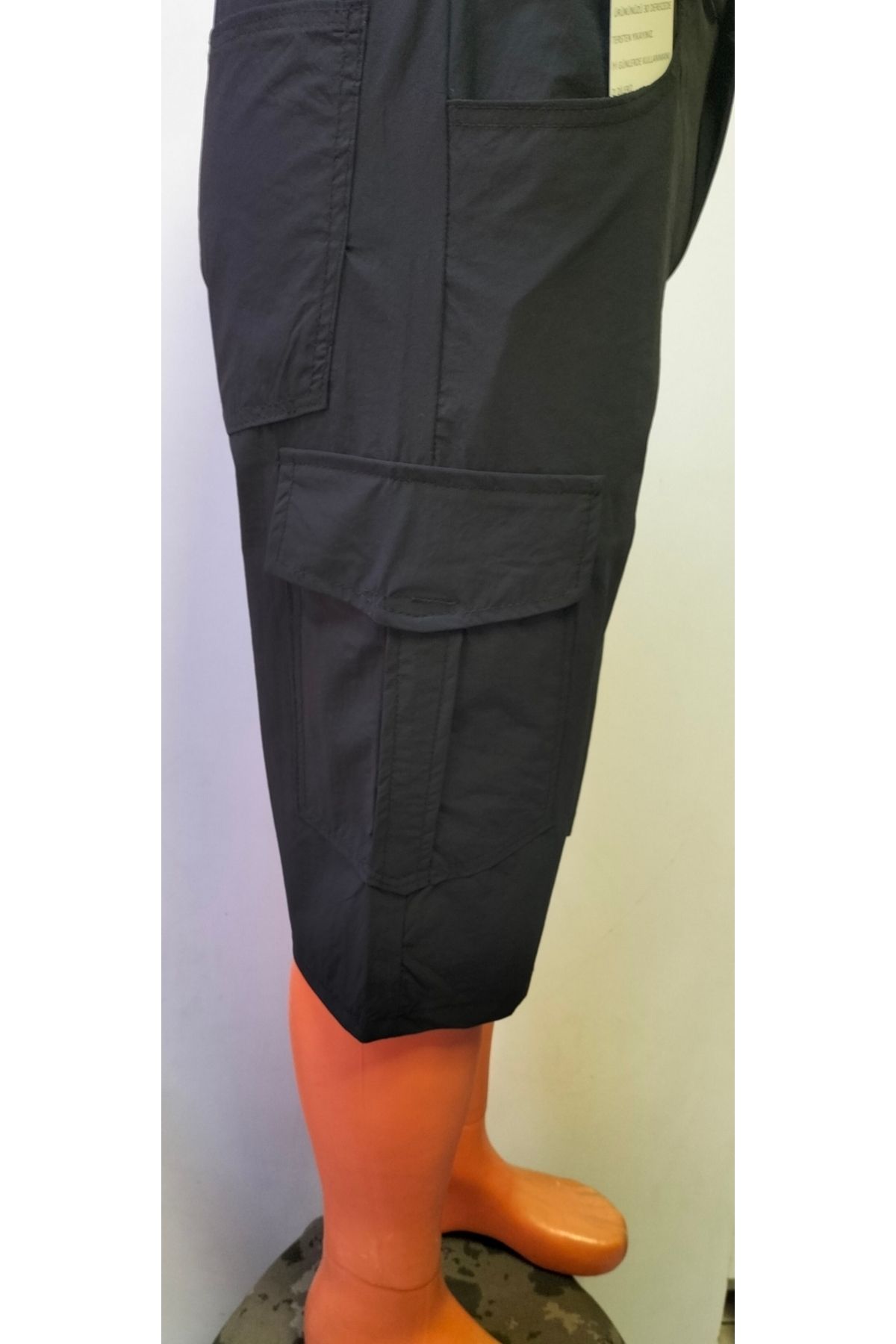 BeyzDenim-Black Super Micro En Lycra.Boy Lycra Wisp Shorts Capri Below Knee Pants Ibig Size 3