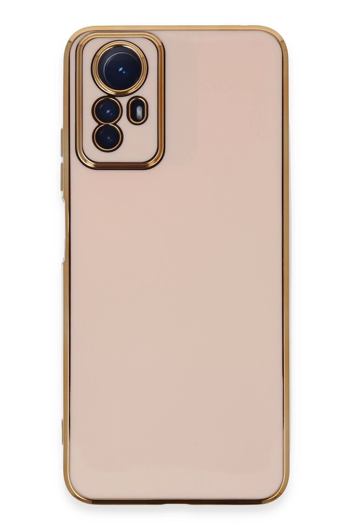 NewFace Xiaomi Redmi Note 12S Kılıf Volet Silikon - Pembe JOJUA