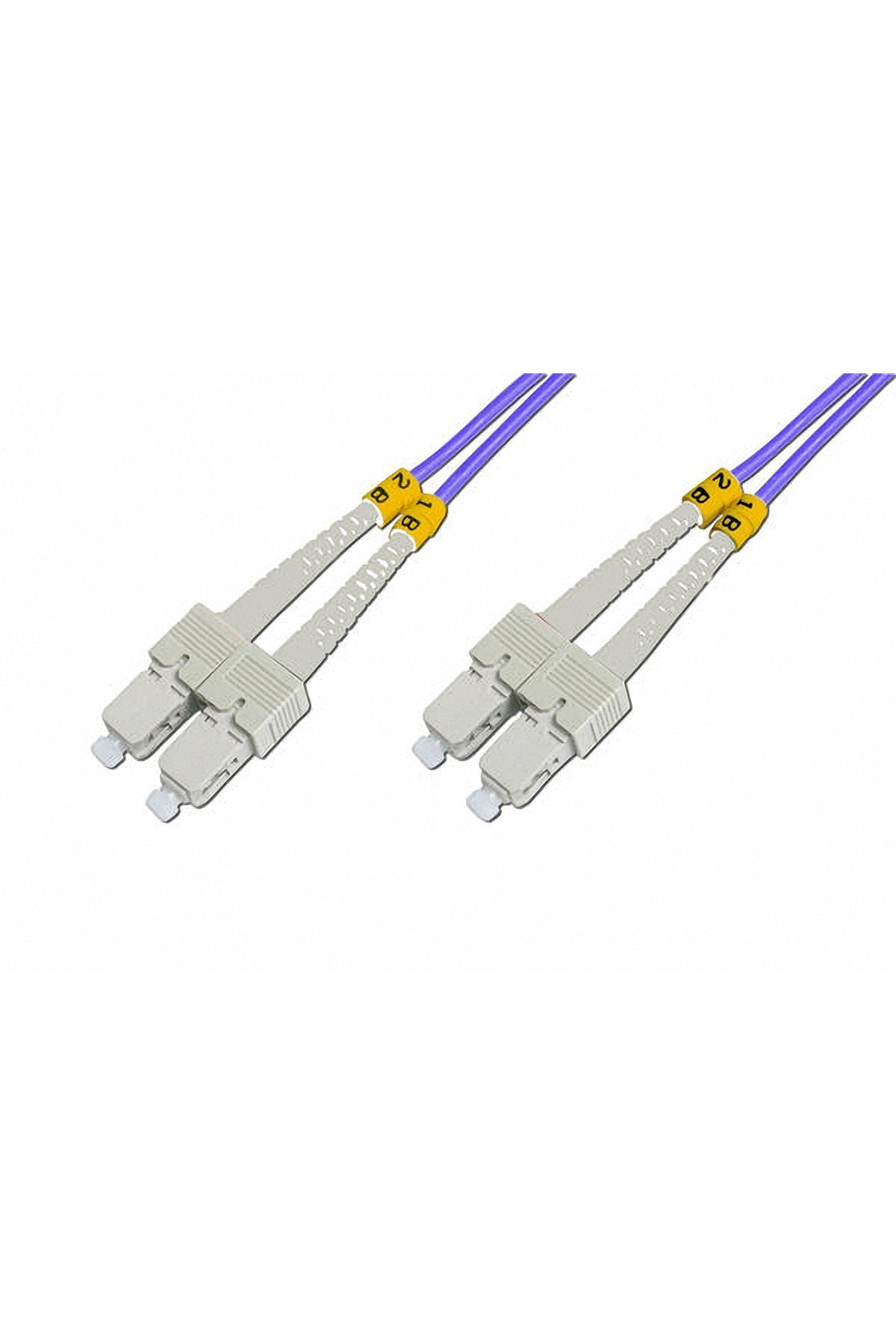 Beek BC-FO-5SCSC-01/4 1 Mt SC-SC 50/125 OM4 Multimode Duplex Patch Cord Kablo