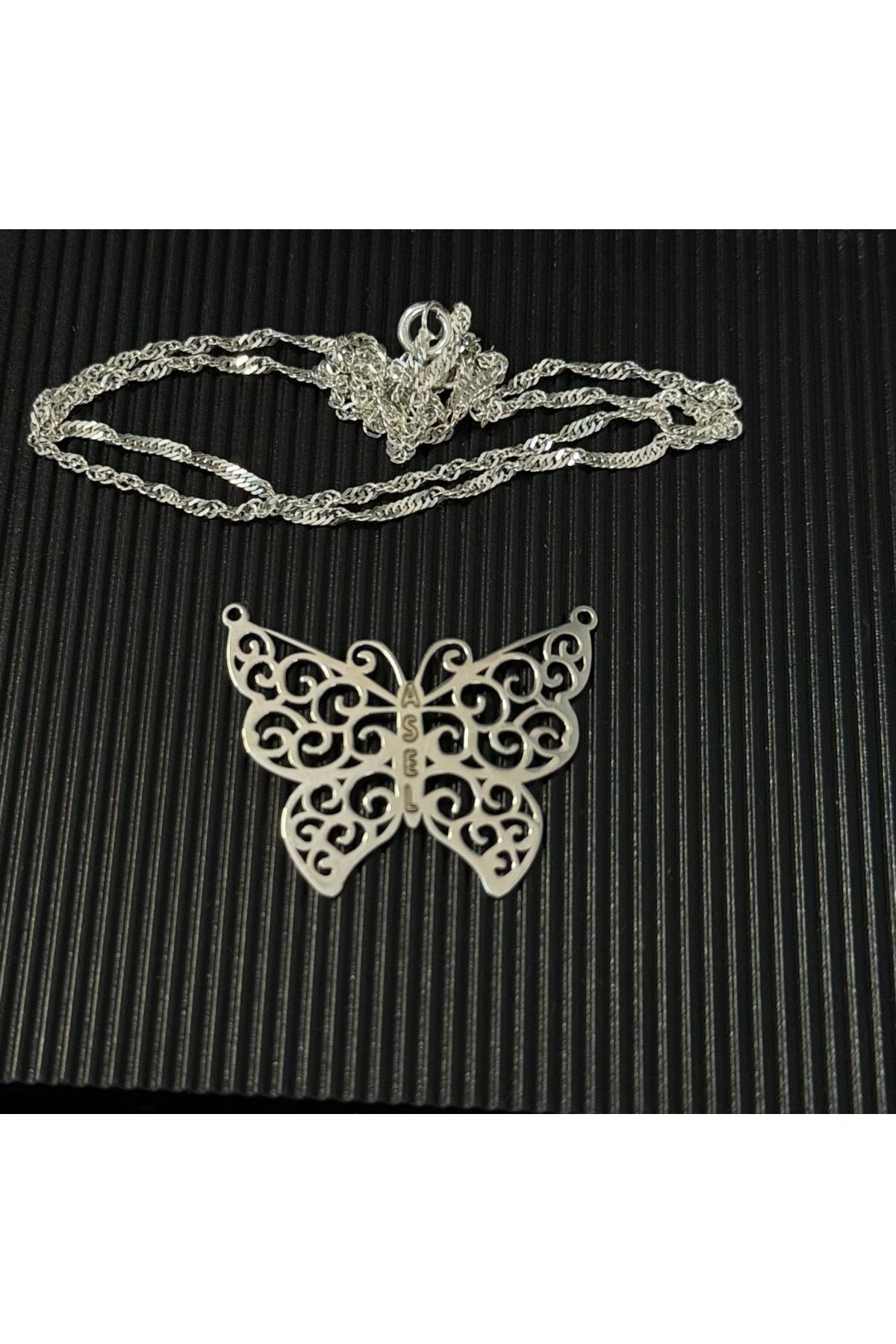ASEL SILVER 🦋 Özel Tasarım Gümüş Kelebek Kolye Şık & Anlamlı Hediye