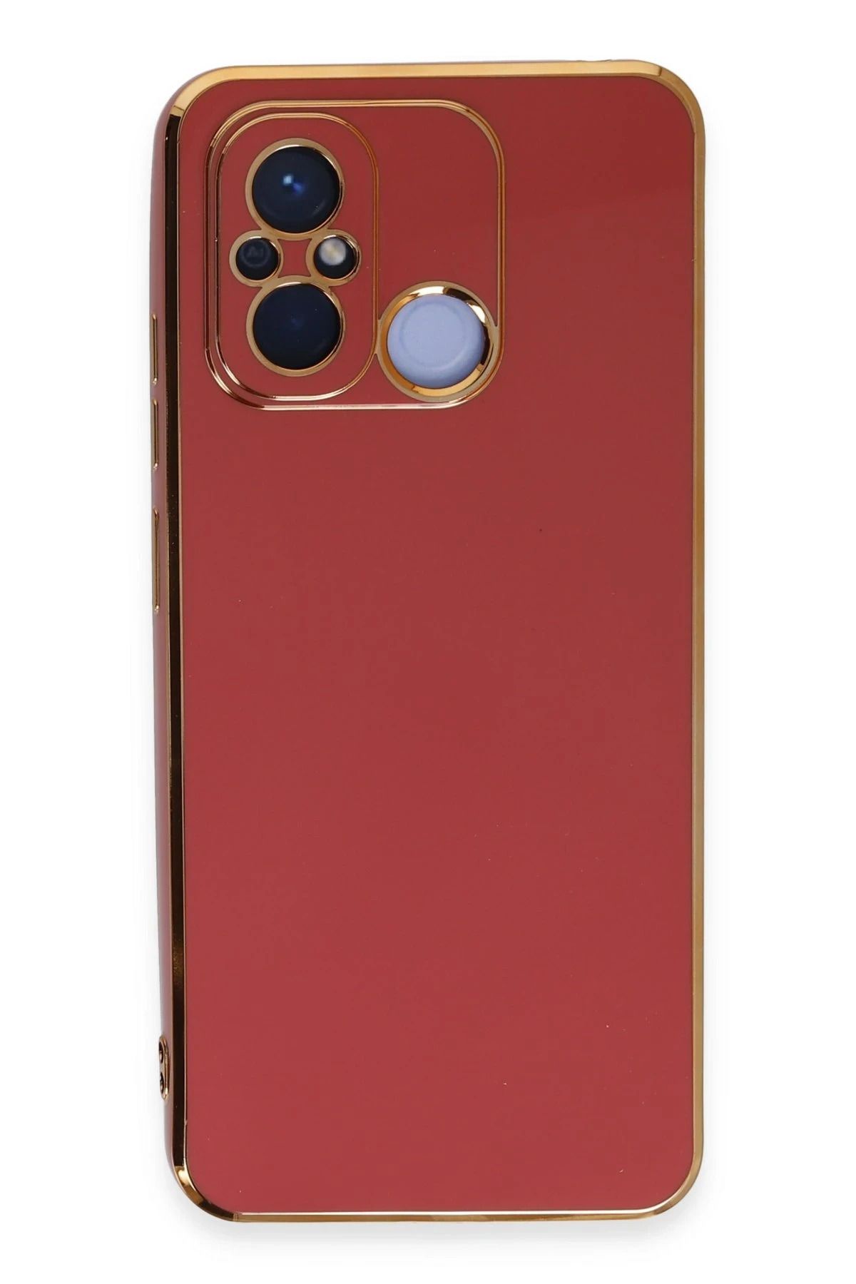 NewFace Xiaomi Redmi 12C Kılıf Volet Silikon - Kırmızı FERRG