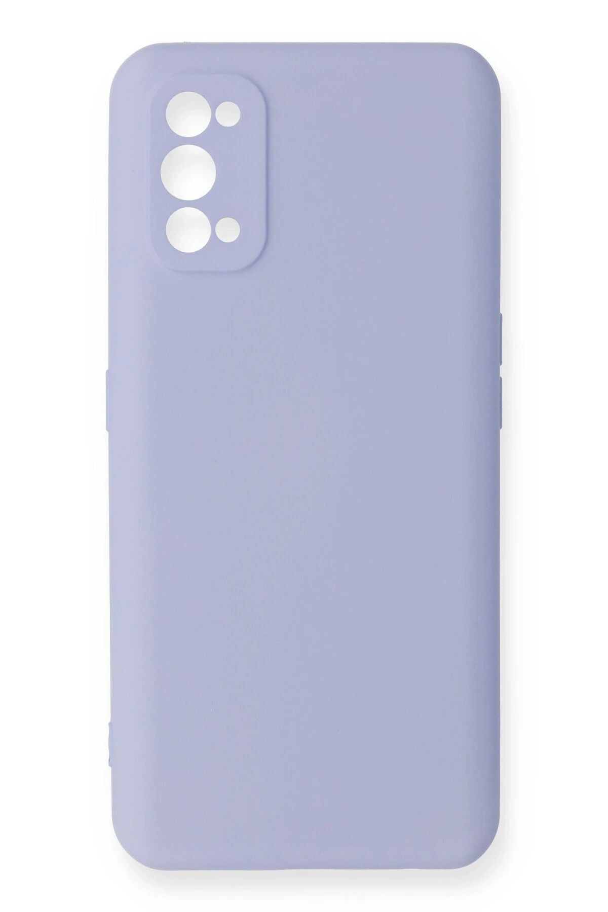 NewFace Realme 7 Pro Kılıf Nano içi Kadife Silikon - Lila HNZRN