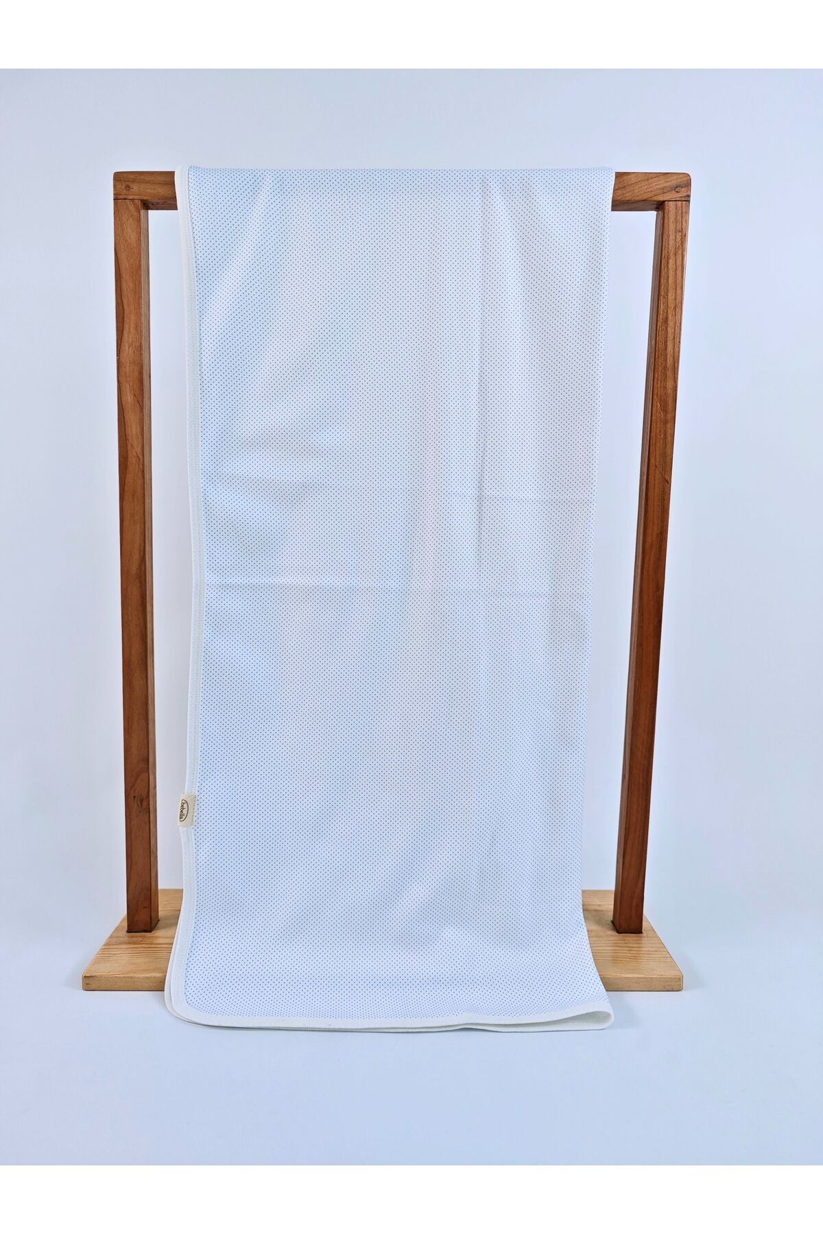 Bebella Desenli %100 Pamuklu Tek Katlı Bebek Battaniyesi 90x85cm Kız/Erkek Kundak Mevsimlik Çok Amaçlı Örtü