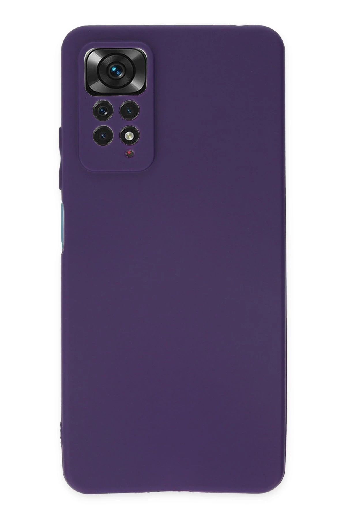 NewFace Xiaomi Redmi Note 11 Pro Kılıf First Silikon - Mürdüm JOJUA