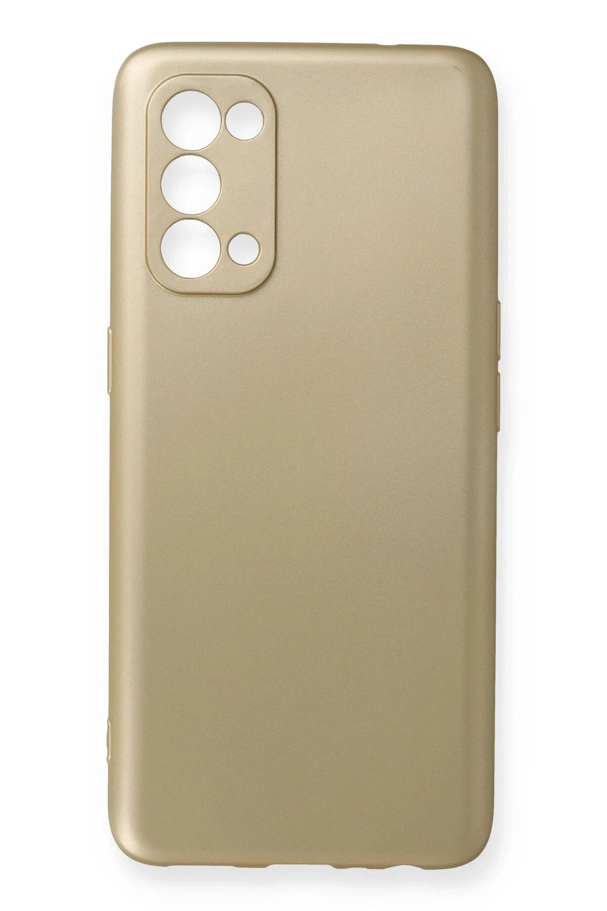 NewFace Reno 5 Pro Kılıf First Silikon - Gold JOJUA