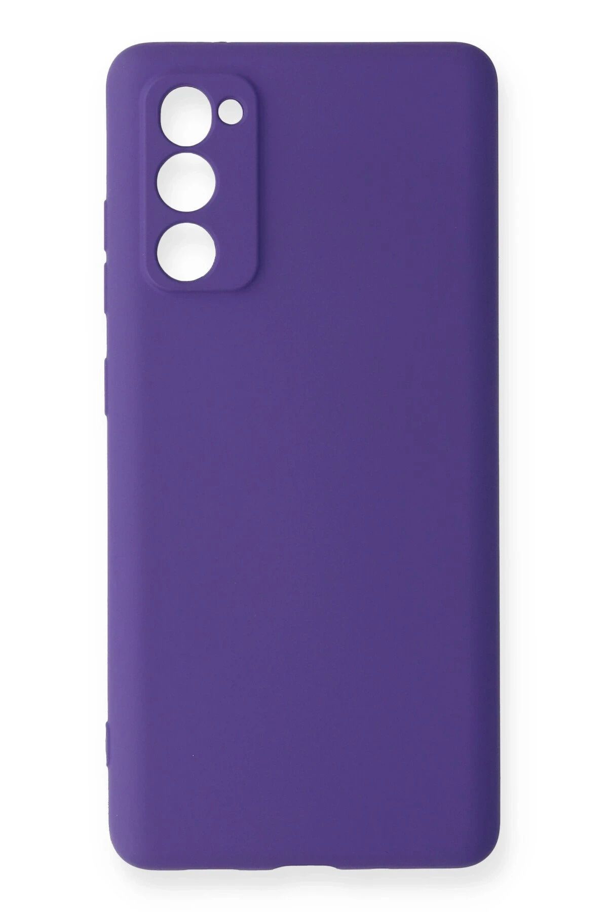 NewFace Samsung Galaxy S20 FE Kılıf Nano içi Kadife Silikon - Mor HNZRN