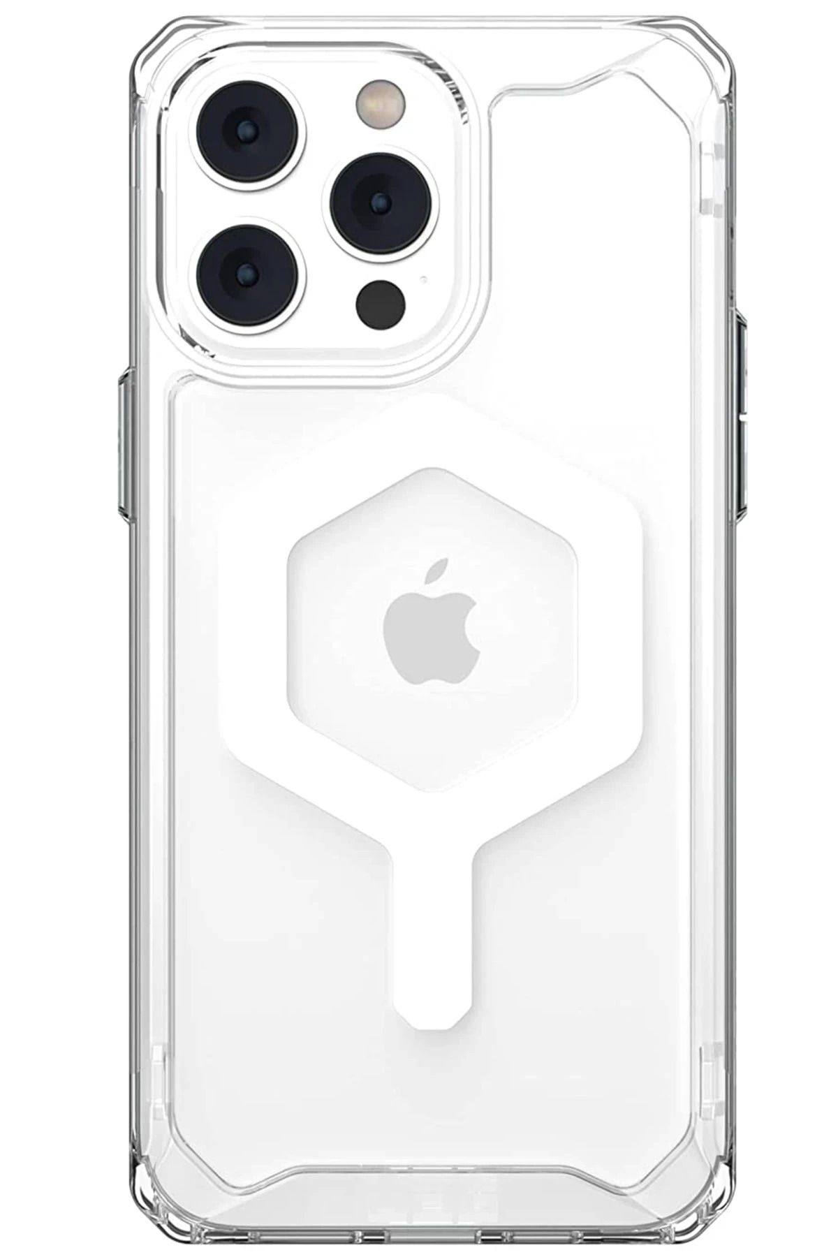 NewFace iPhone 14 Pro Max Kılıf Uag Plyo Magneticsafe Silikon  uyumlu  - Şeffaf BSTMY