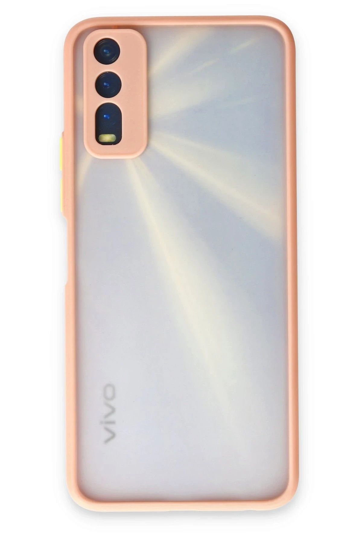 NewFace Vivo Y11S Kılıf Montreal Silikon Kapak - Pembe JOJUA