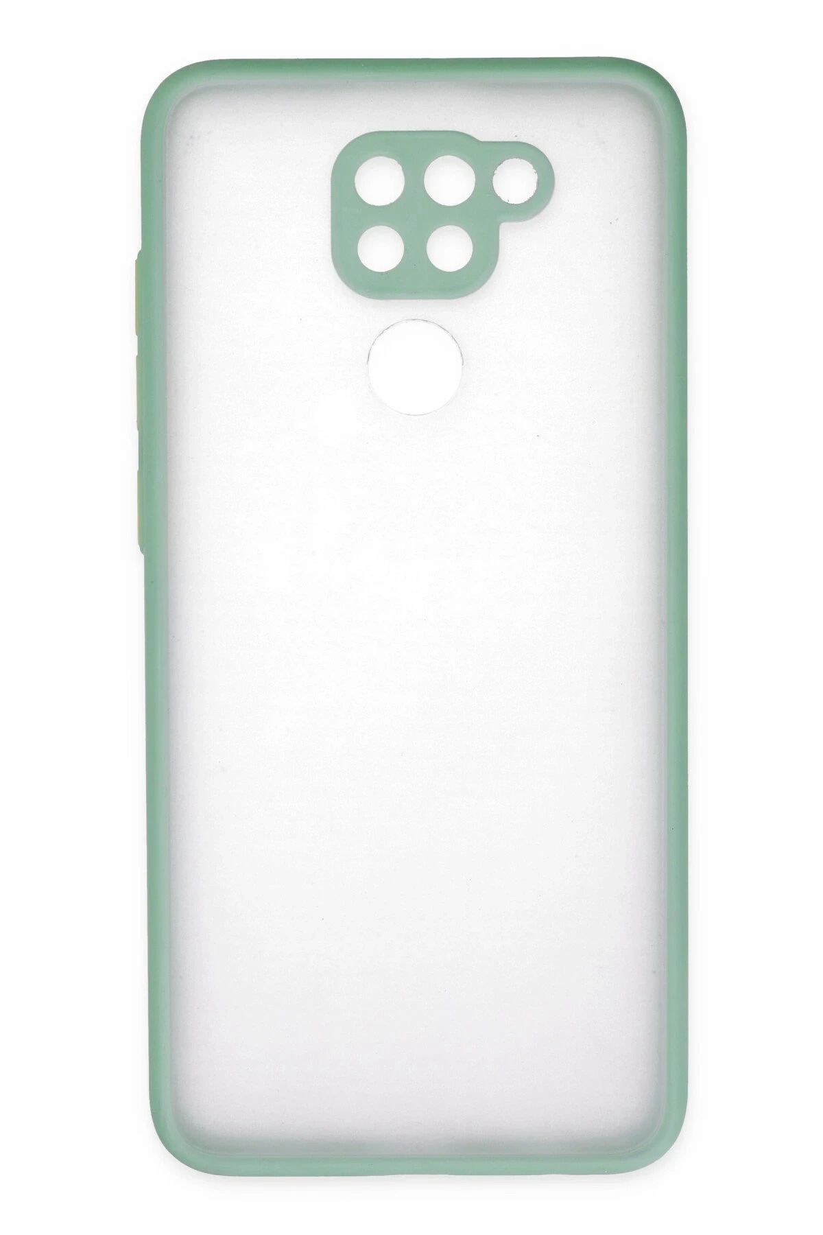 NewFace Xiaomi Redmi Note 9 Kılıf Montreal Silikon Kapak - Turkuaz BSTMY