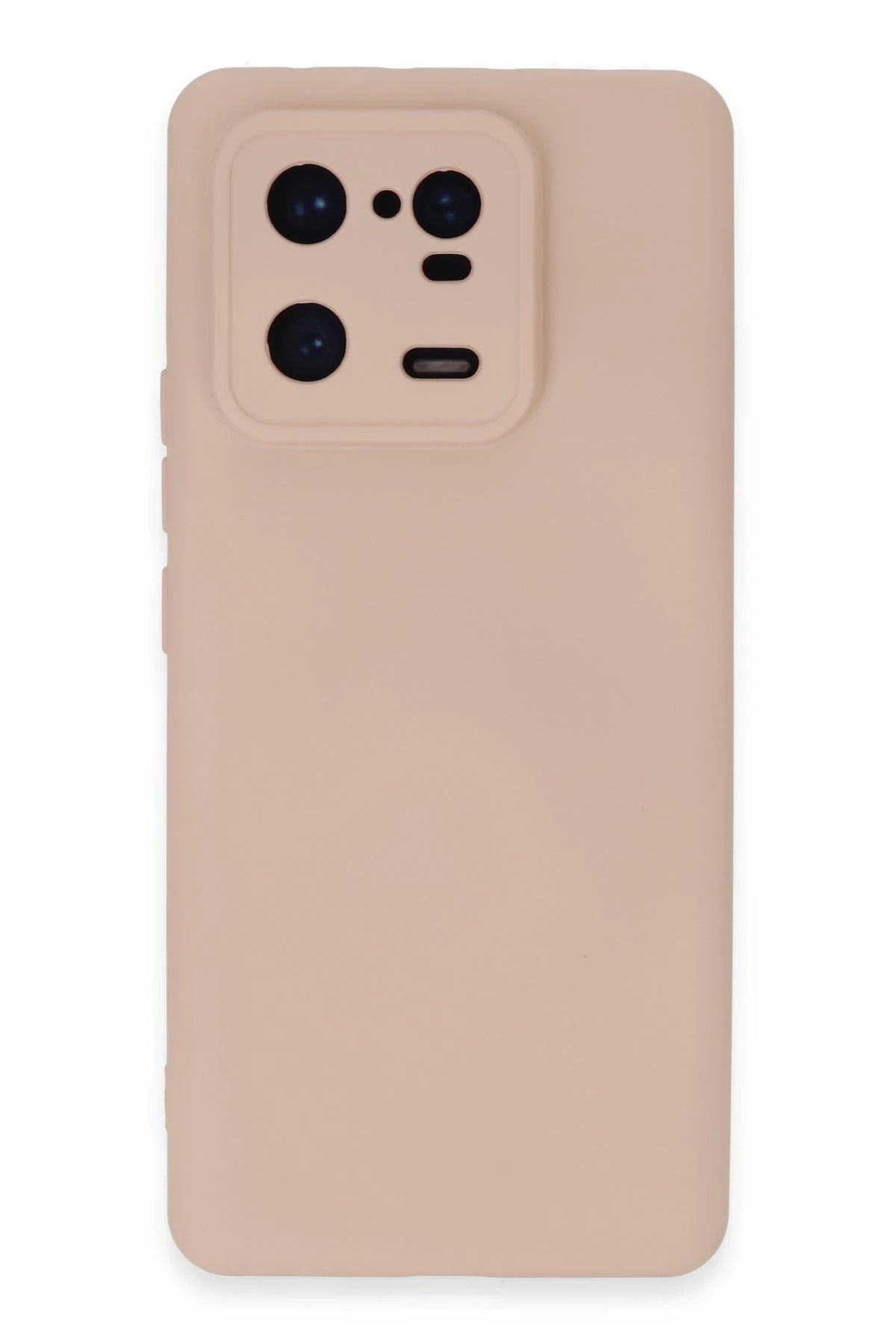 NewFace Xiaomi Mi 13 Pro Kılıf Nano içi Kadife Silikon - Pudra FLKRY