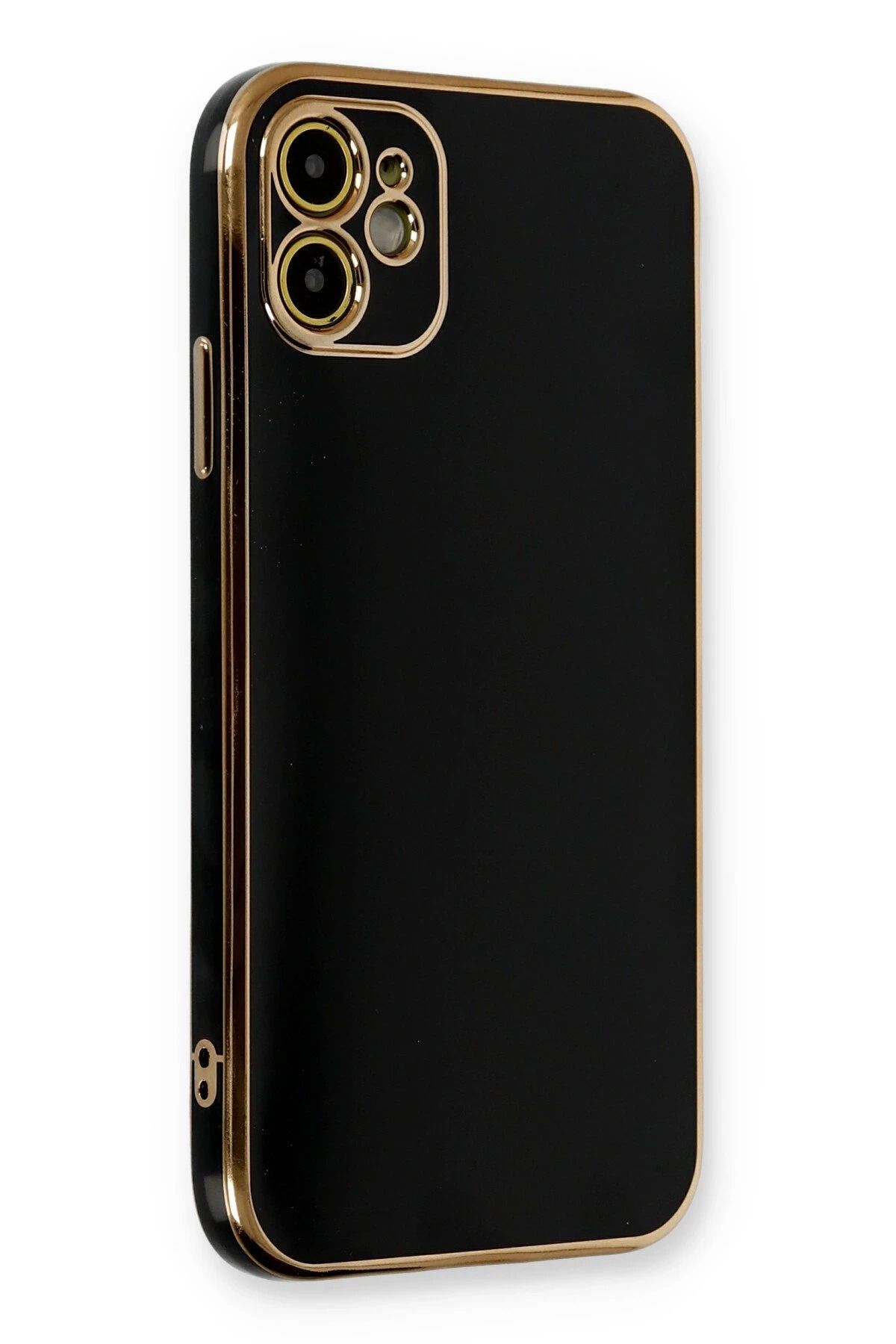 NewFace iPhone 11 Kılıf Volet Silikon - Siyah JOJUA