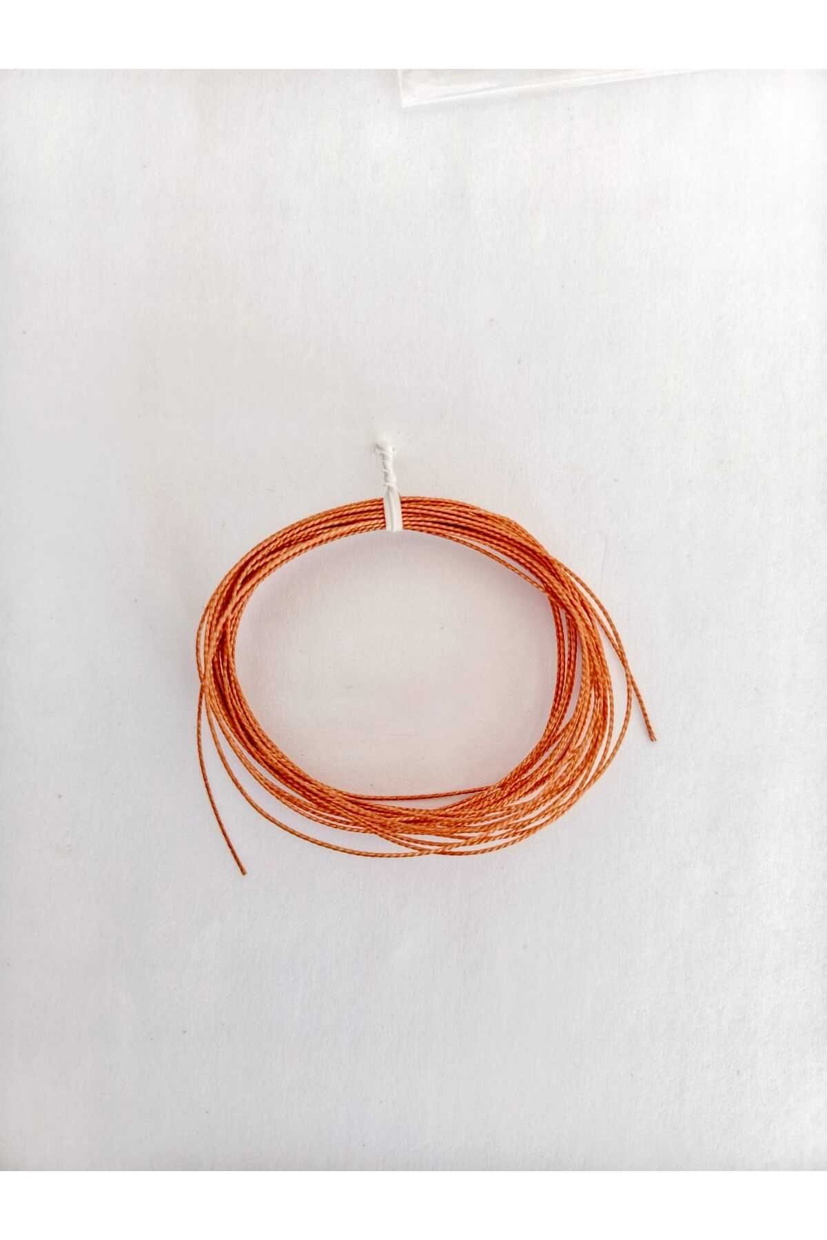 Eskişehir hobi sanat-5 Meters Tire String Nylon Furniture Upholstery String, Sofa Button Sewing String, Turnbuckle String Brown Color 5