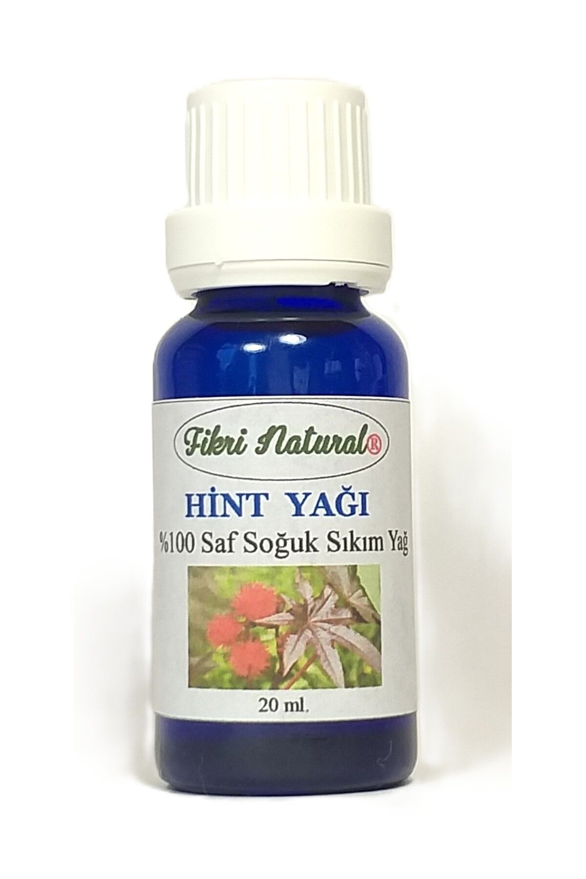 fikrinatural Hint Yağı %100 Doğal Soğuk Sıkım Castor Oil 20 ml