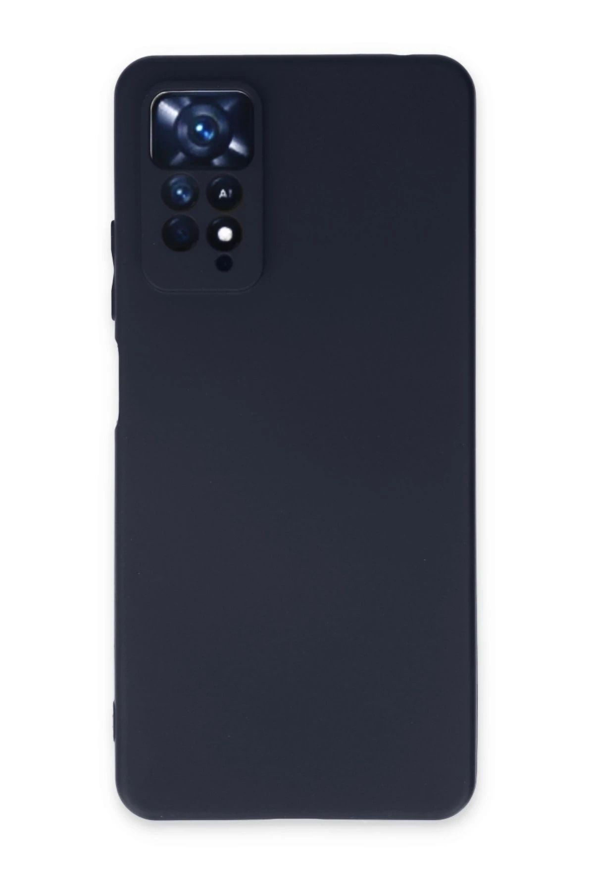 NewFace Xiaomi Redmi Note 11 Pro Kılıf First Silikon - Lacivert FERRG
