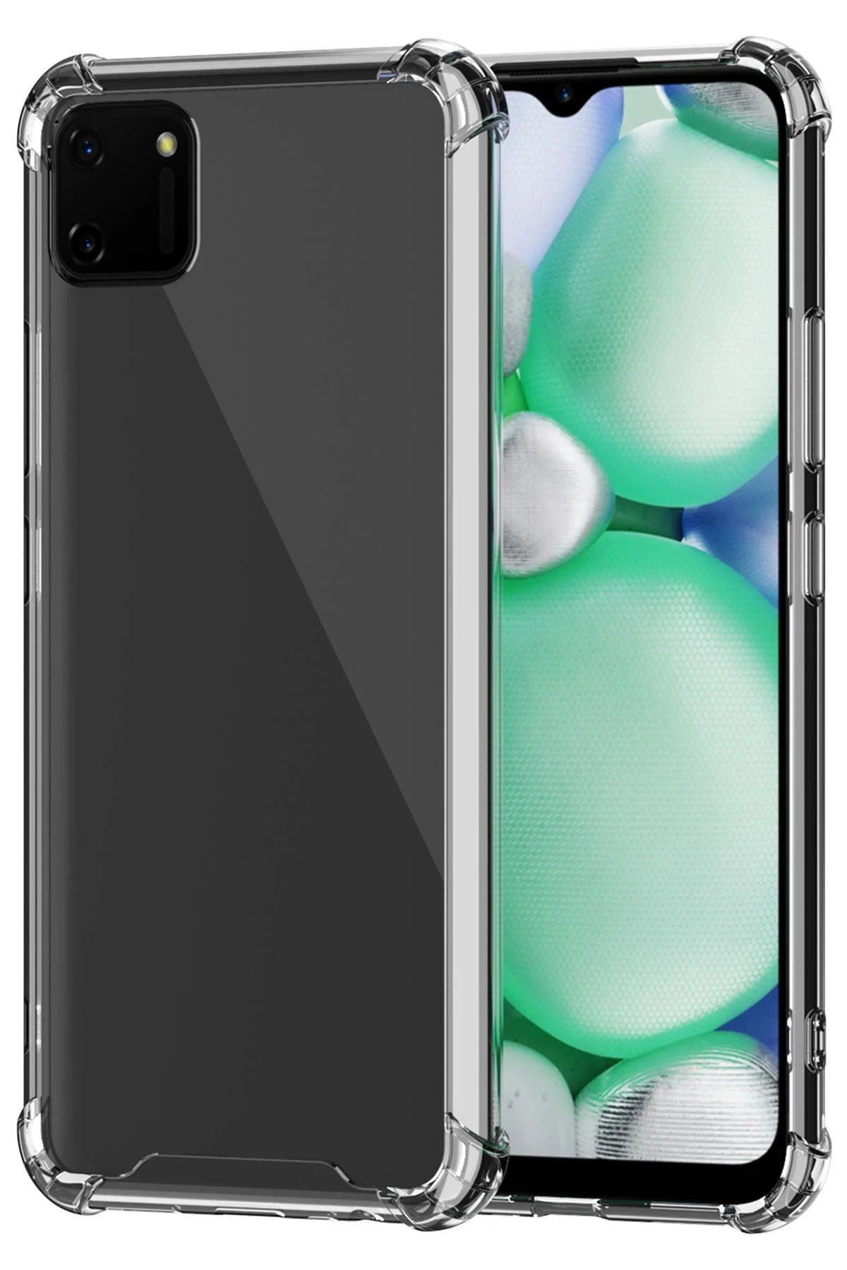 NewFace Realme C11 Kılıf Olex Tpu Silikon - Şeffaf FERRG
