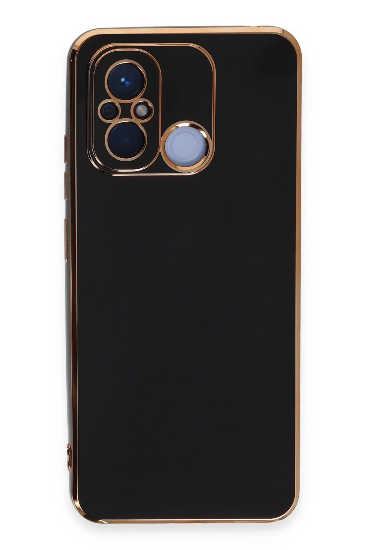 NewFace Xiaomi Redmi 12C Kılıf Volet Silikon - Siyah FERRG