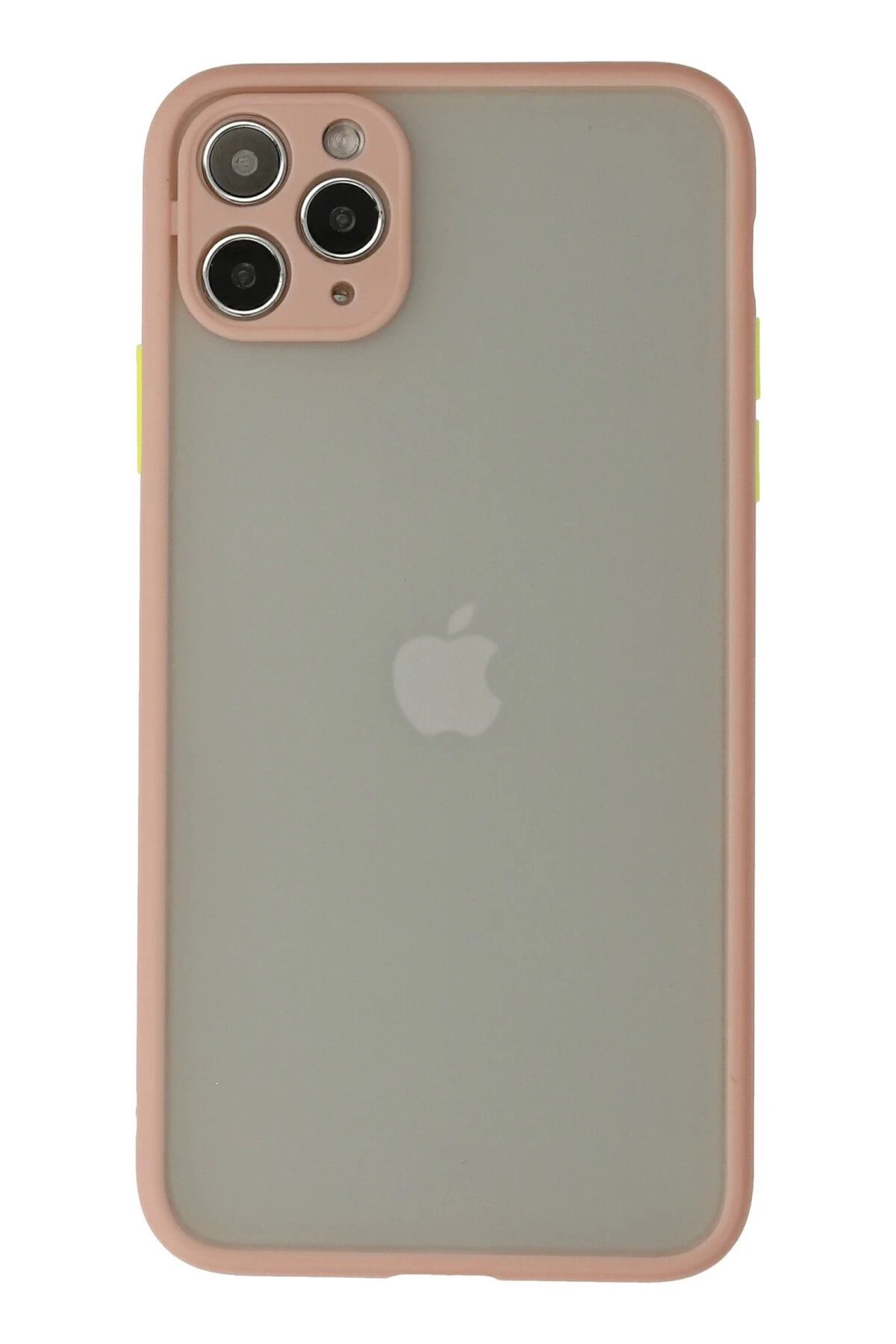 NewFace iPhone 12 Pro Max Kılıf Montreal Silikon Kapak - Pembe JOJUA