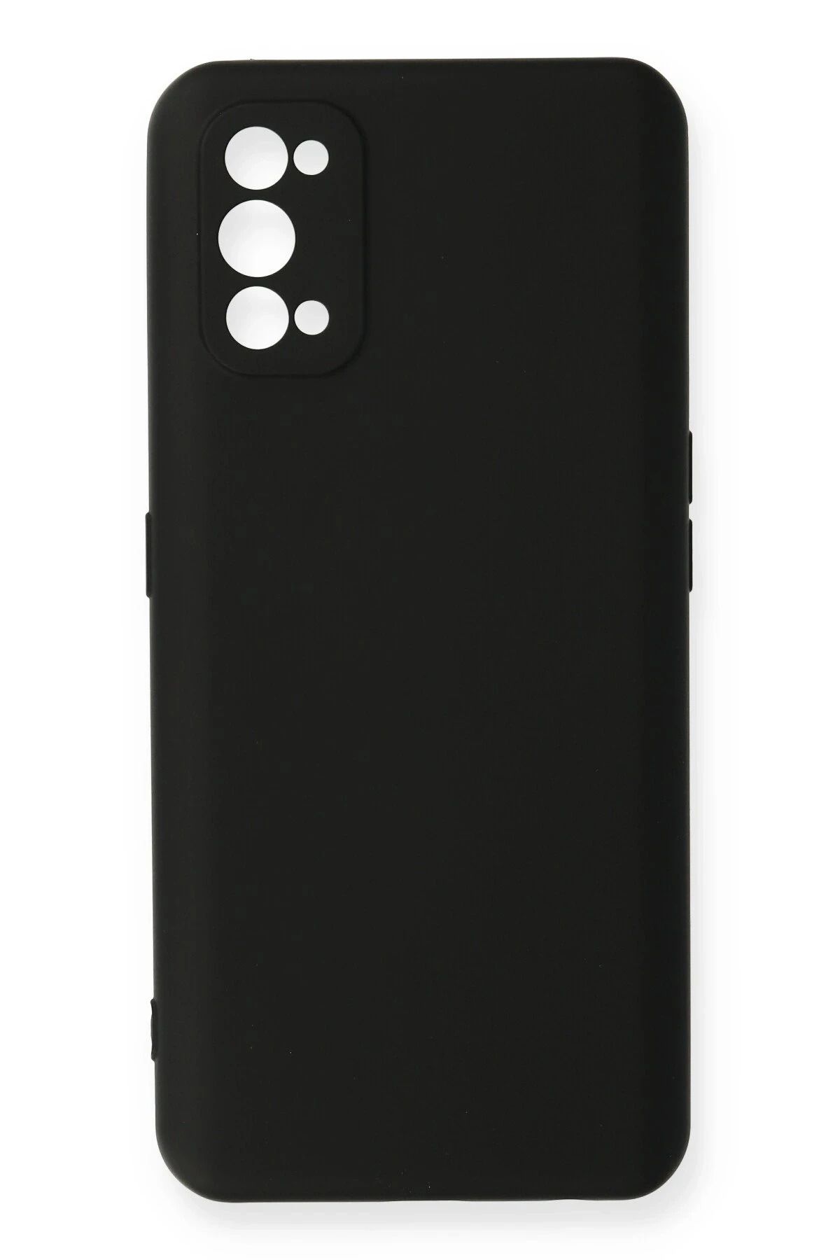 NewFace Realme 7 Pro uyumlu Kılıf Nano içi Kadife Silikon - Siyah HNZRN