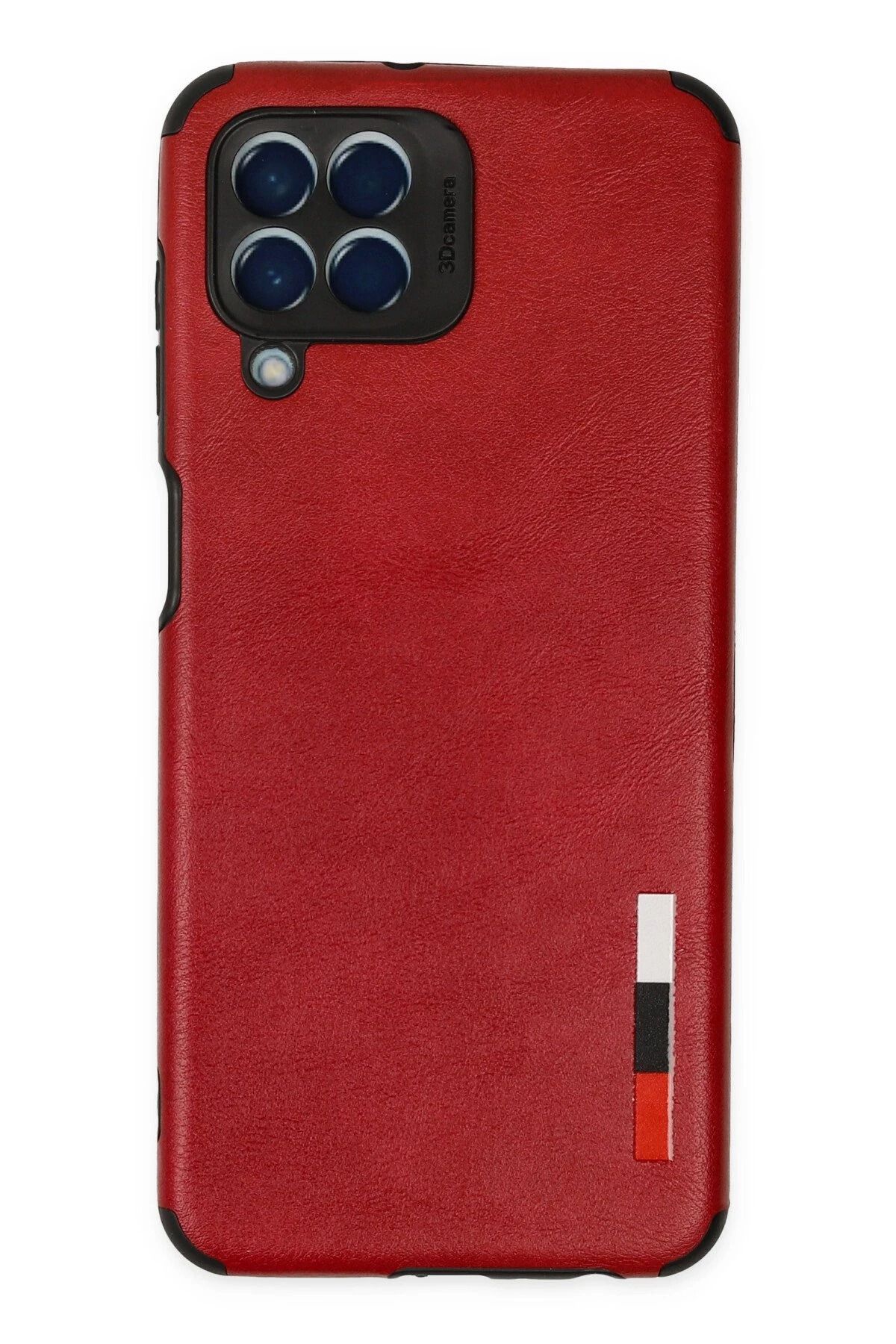 NewFace Samsung Galaxy M33 Kılıf Loop Deri Silikon - Kırmızı YNSMR