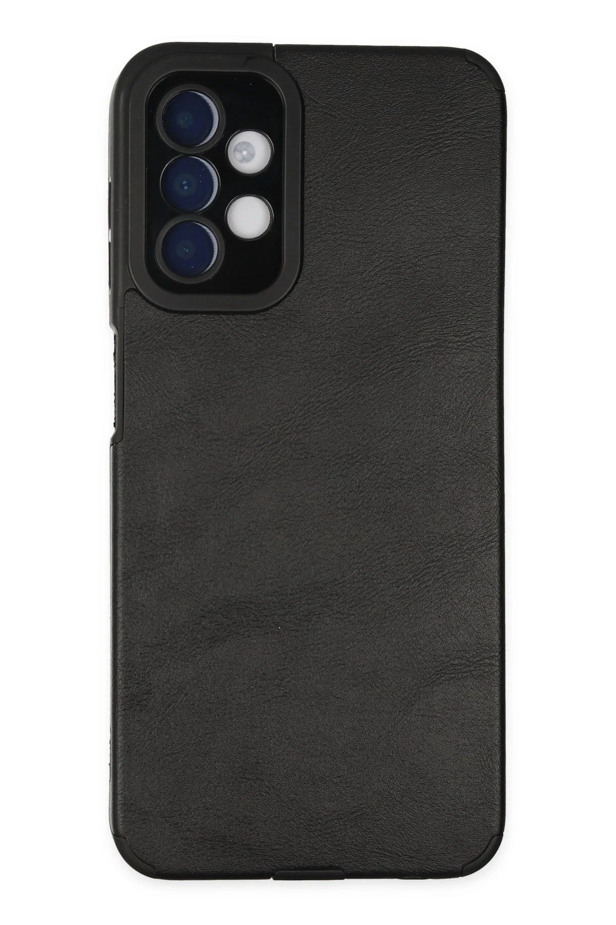NewFace Samsung Galaxy A04S Kılıf Loop Deri Silikon - Siyah INSLM