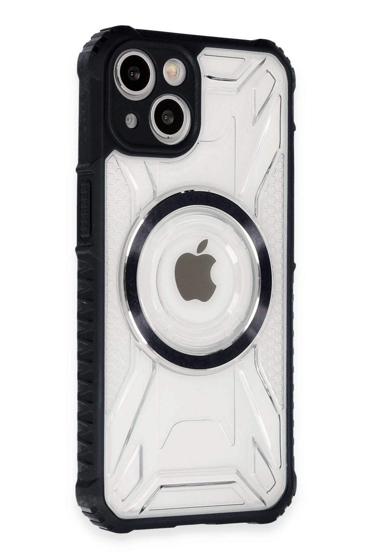 NewFace iPhone 14 Kılıf Prag Magneticsafe Kapak - Siyah LZWDR