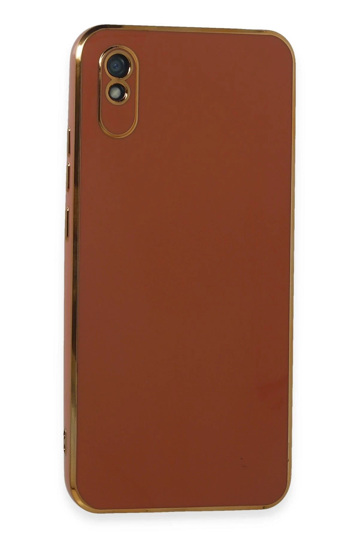 NewFace Xiaomi Redmi 9A Kılıf Volet Silikon - Kırmızı JOJUA