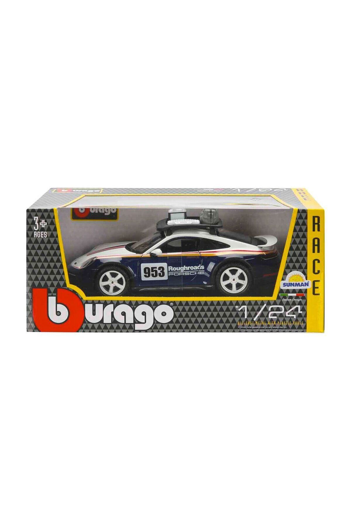 Sunman 28029 Burago 1:24 Porsche 911 Dakar Model Araba -Sunman