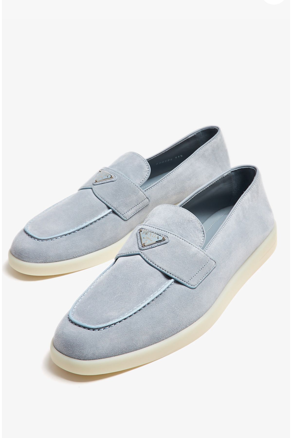 Prada Sport Suede Loafers con logo for men