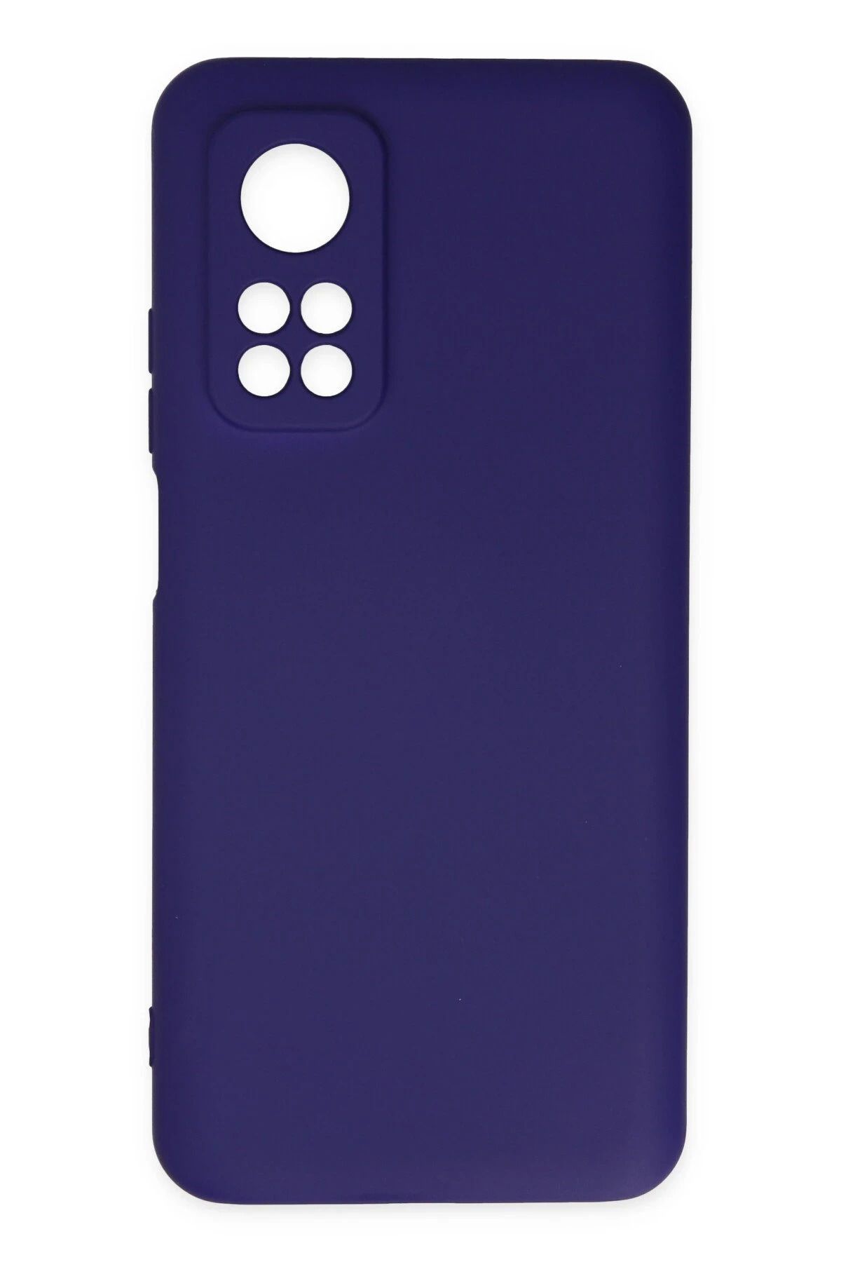 NewFace Xiaomi Mi 10T Kılıf Nano içi Kadife Silikon - Mor HNZRN