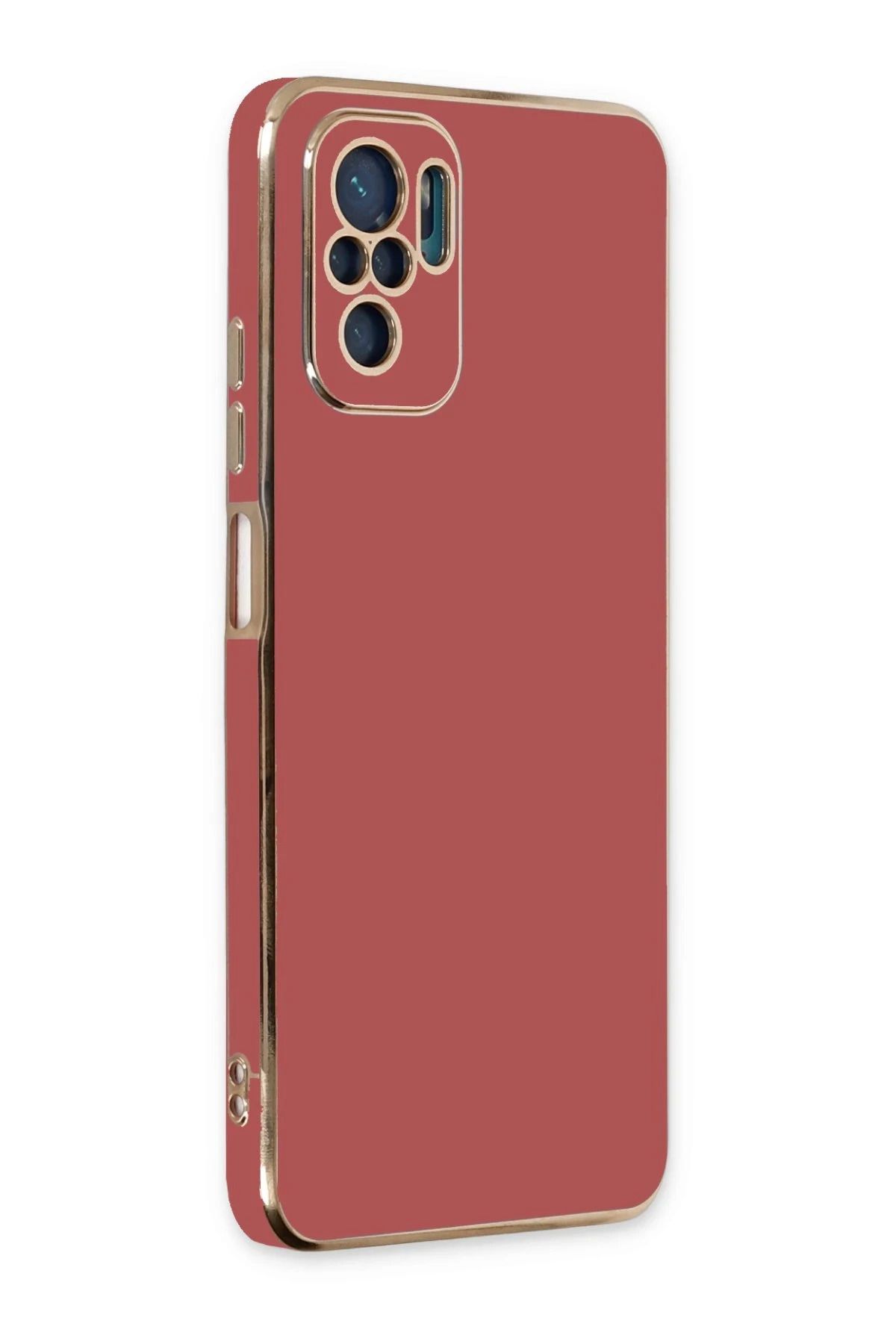 NewFace Xiaomi Redmi Note 10 Kılıf Volet Silikon - Kırmızı JOJUA