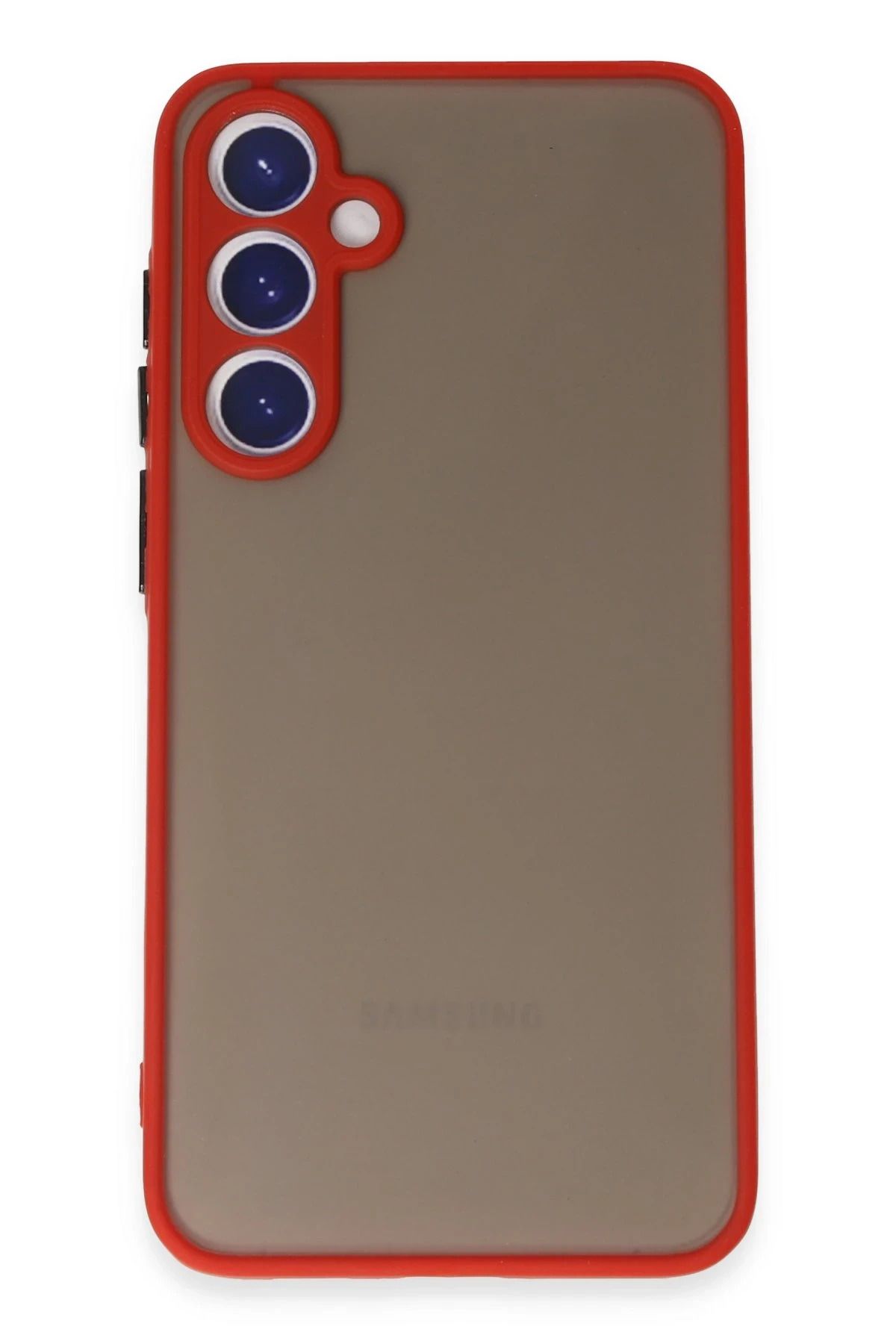 NewFace Samsung Galaxy S23 Kılıf Montreal Silikon Kapak - Kırmızı BSTMY