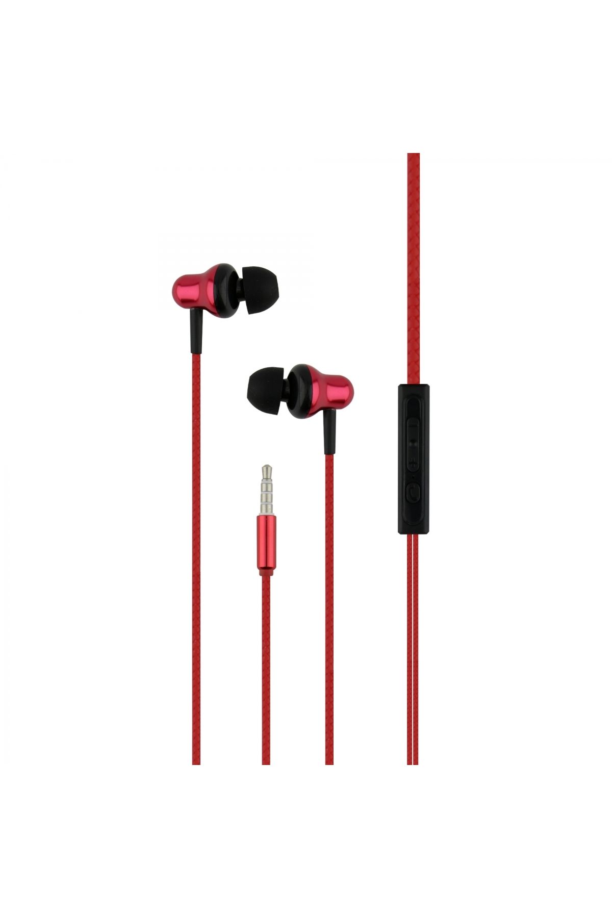 Haweel Helt HT-117 3.5 Jack Girişli Kulak İçi Kulaklık (Kırmızı)