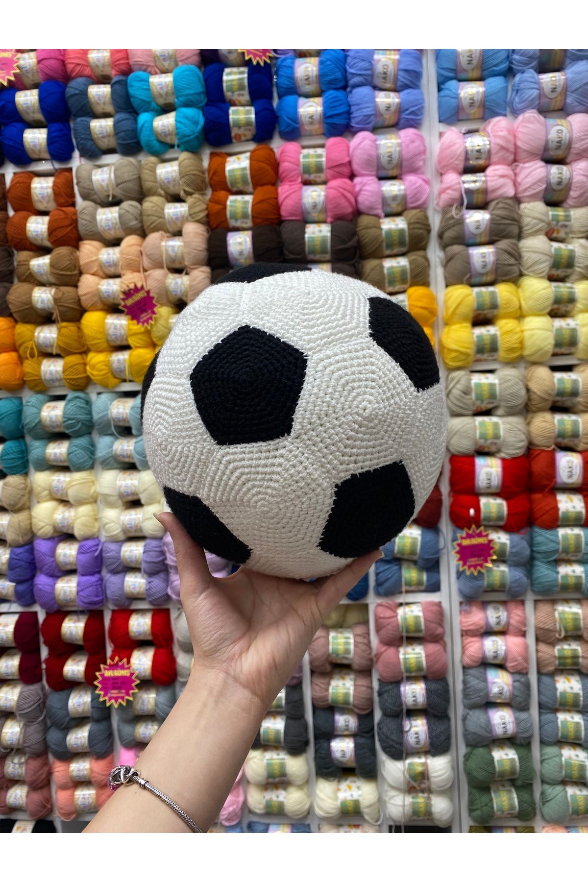 Balgüneş Tekstil El Örgüsü Futbol Topu
