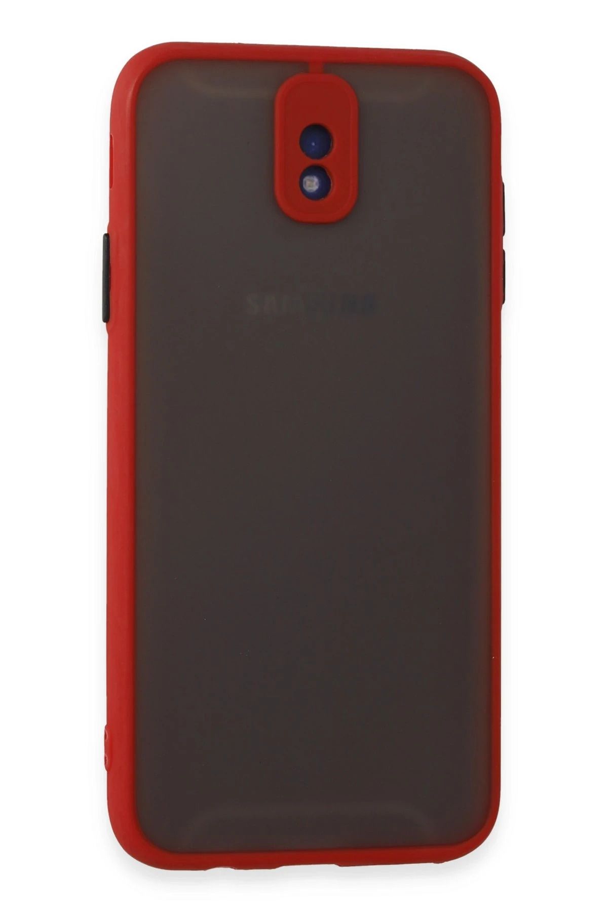 NewFace Samsung Galaxy J7 Pro / J730 Kılıf Montreal Silikon Kapak - Kırmızı NRMSA