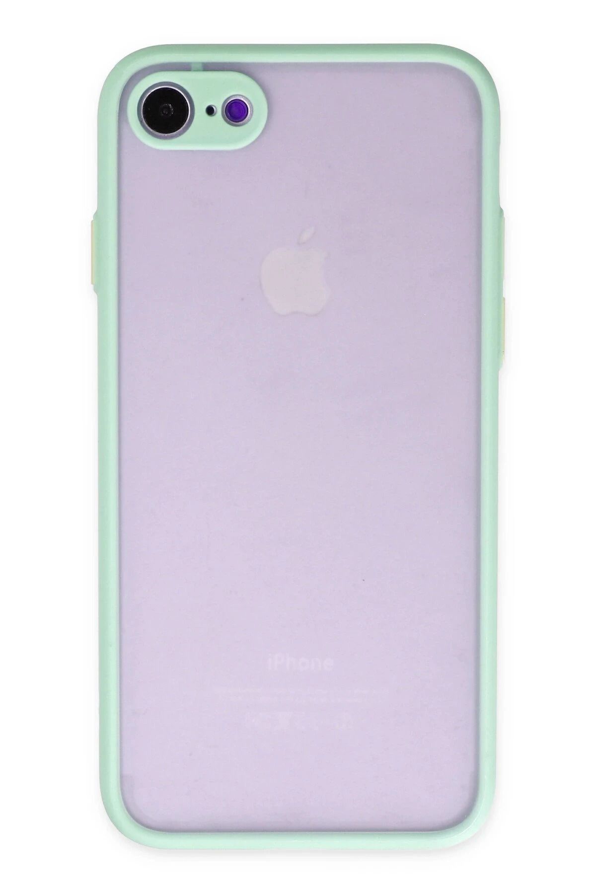 NewFace iPhone 7 Kılıf Montreal Silikon Kapak - Turkuaz BSTMY