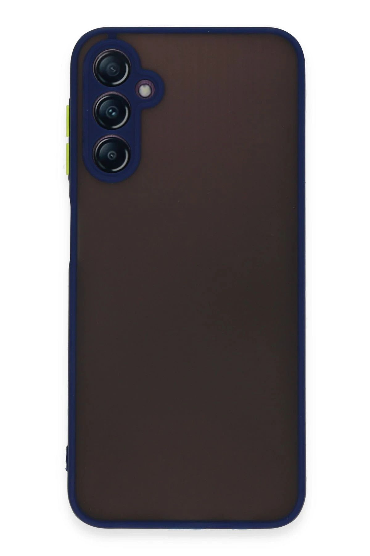 NewFace Samsung Galaxy A14 4G Kılıf Montreal Silikon Kapak - Lacivert HNZRN