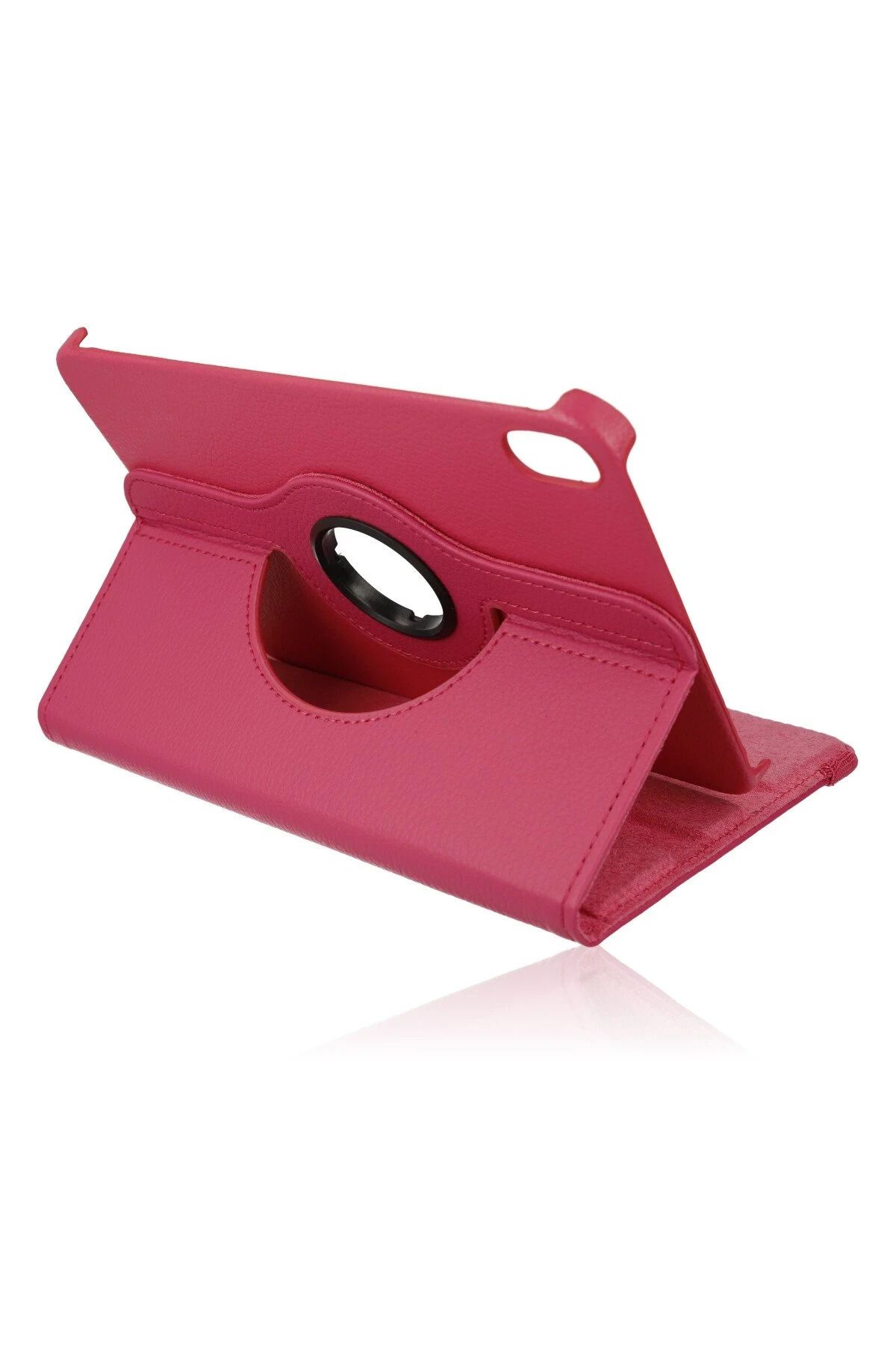 NewFace iPad Mini 6 Kılıf 360 Tablet Deri Kılıf - Pembe BSTMY