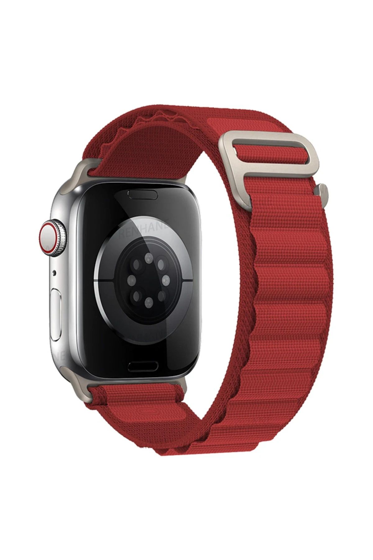 NewFace Apple Watch 42mm Mountain Kordon - Kırmızı BSTMY
