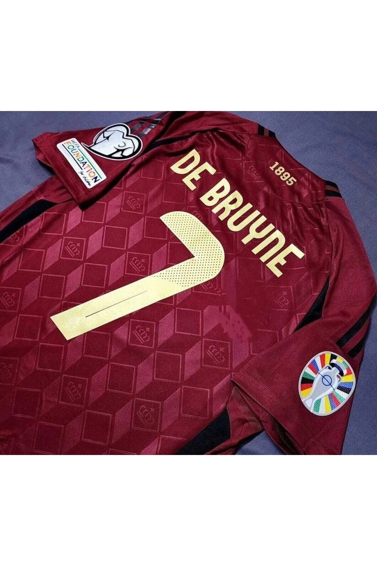 DAYIBALI DÜKKAN DAYIBALI Belçika De Bruyne 24/25 Yeni Sezon Bordo İç Saha Forması