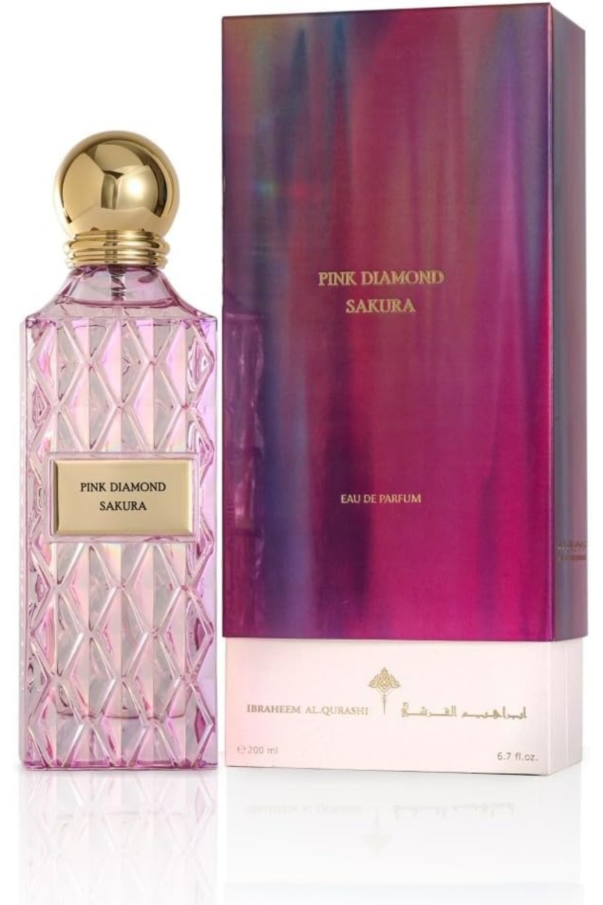 IBRAHEEM AL.QURASHI عطر او دي بارفان بينك دايموند ساكورا - 150مل، للجنسين