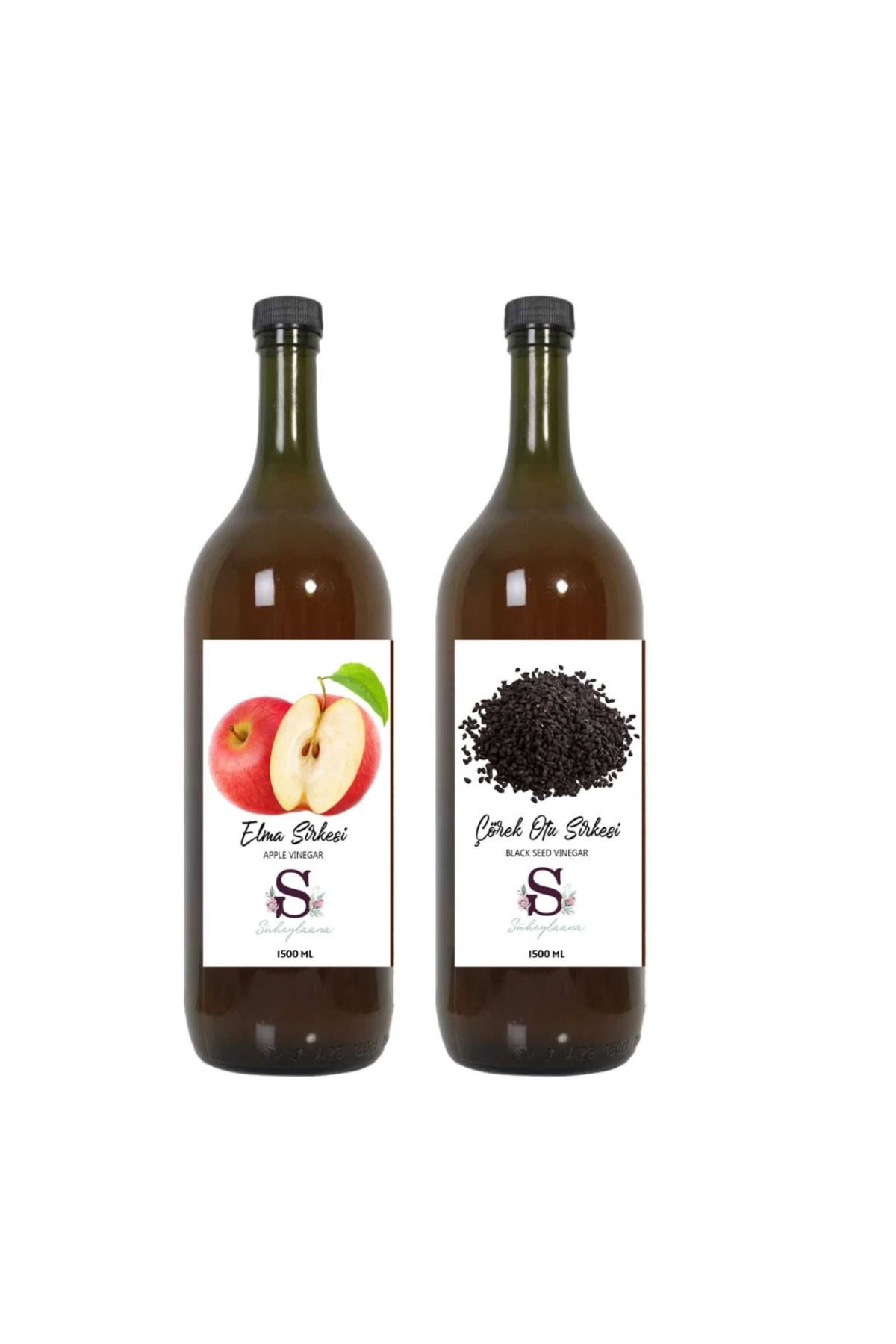 Süheylaana Doğal Elma ve Çörekotu Sirkesi 1500 ml